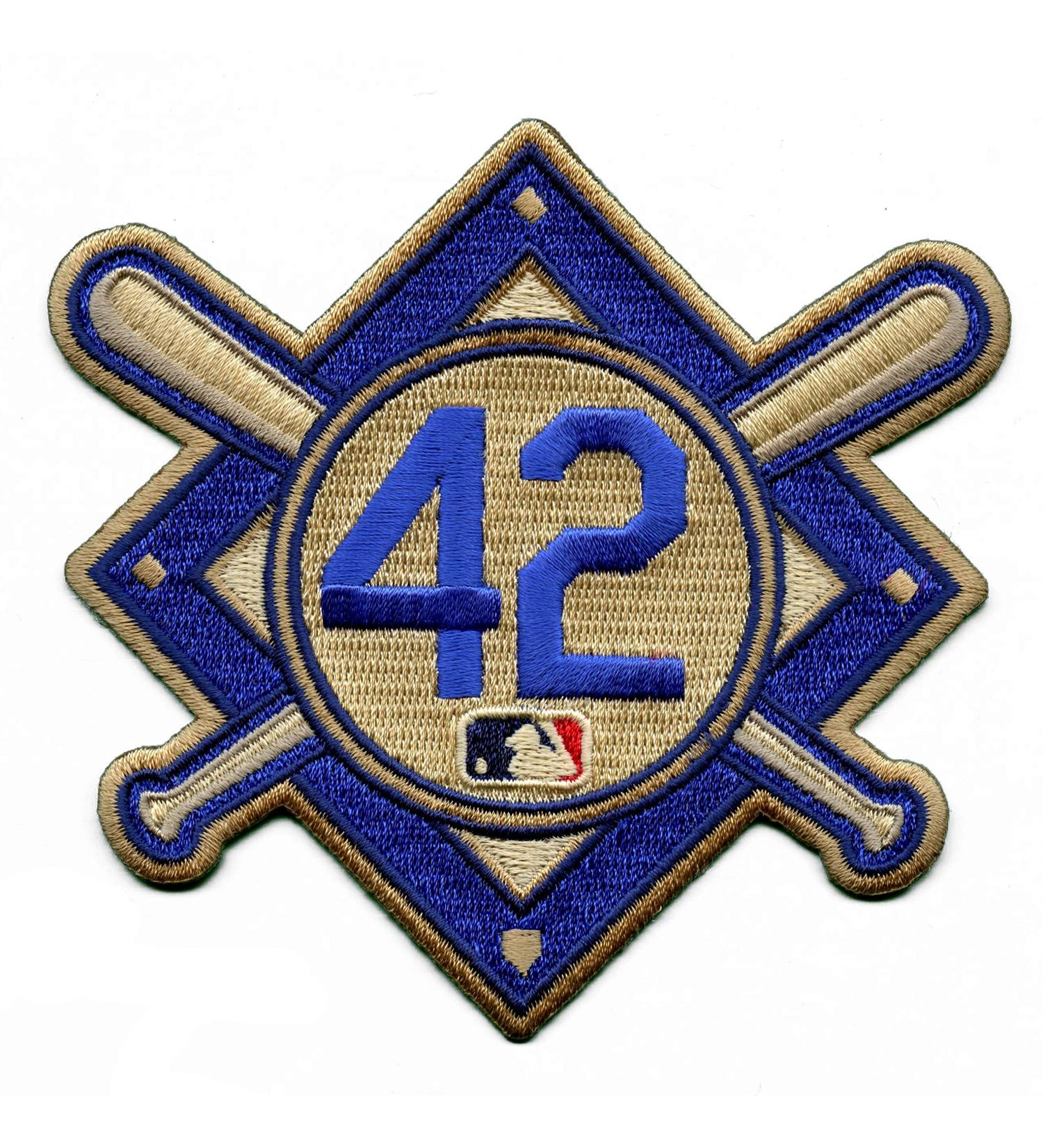Emblem Source Jackie Robinson #42 MLB Licensed Primary Logo Jersey Sleeve Patch