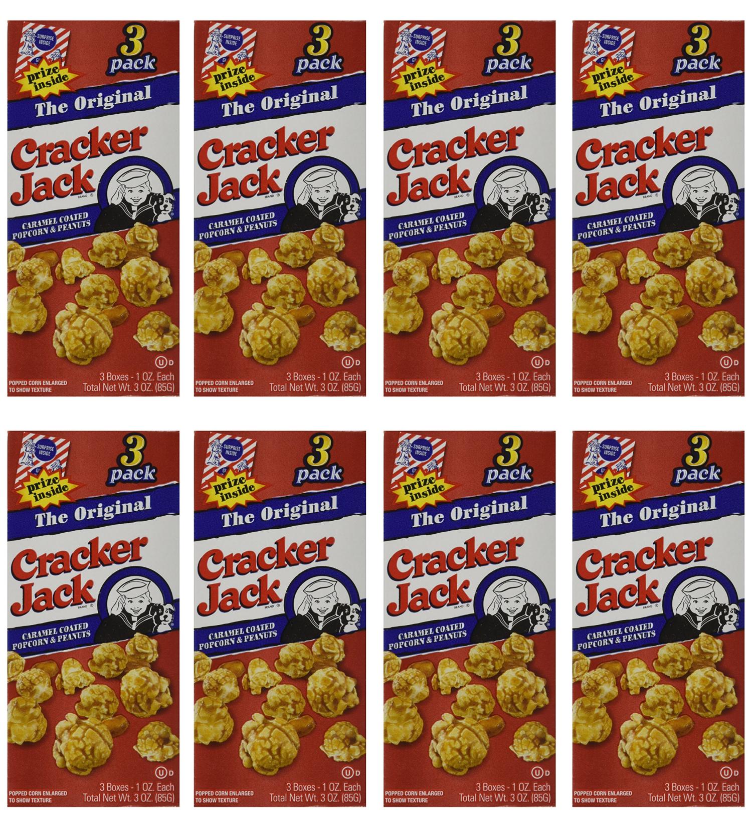 Cracker Jacks 1oz (Pack of 24) - Classic Sweet & Salty Snack Mix - Buy Online on SooperMarket.com