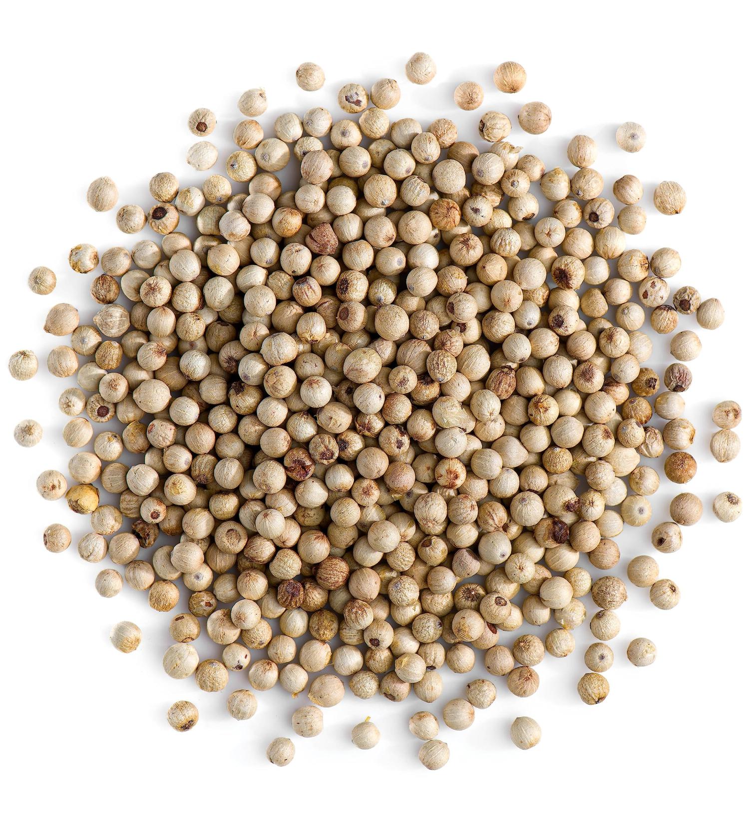 White Peppercorns Whole 100g - Premium White Peppercorn Spice - Buy Online on SooperMarket.com