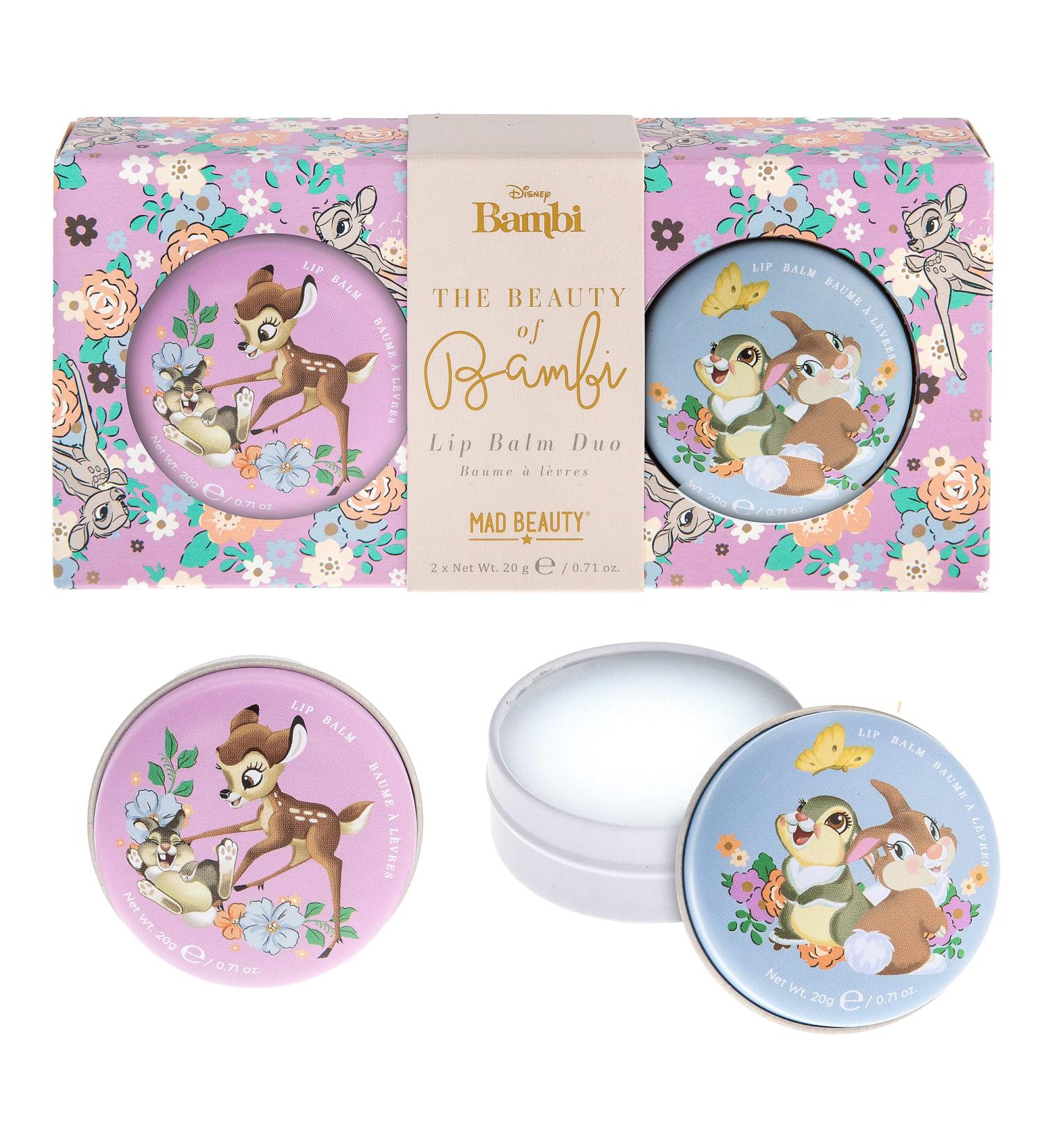 Disney Beauty of Bambi Lip Balm Duo - Strawberry & Vanilla | Thumper & Bambi | Hydrating, Softening, Moisturizing - Buy Online on SooperMarket.com