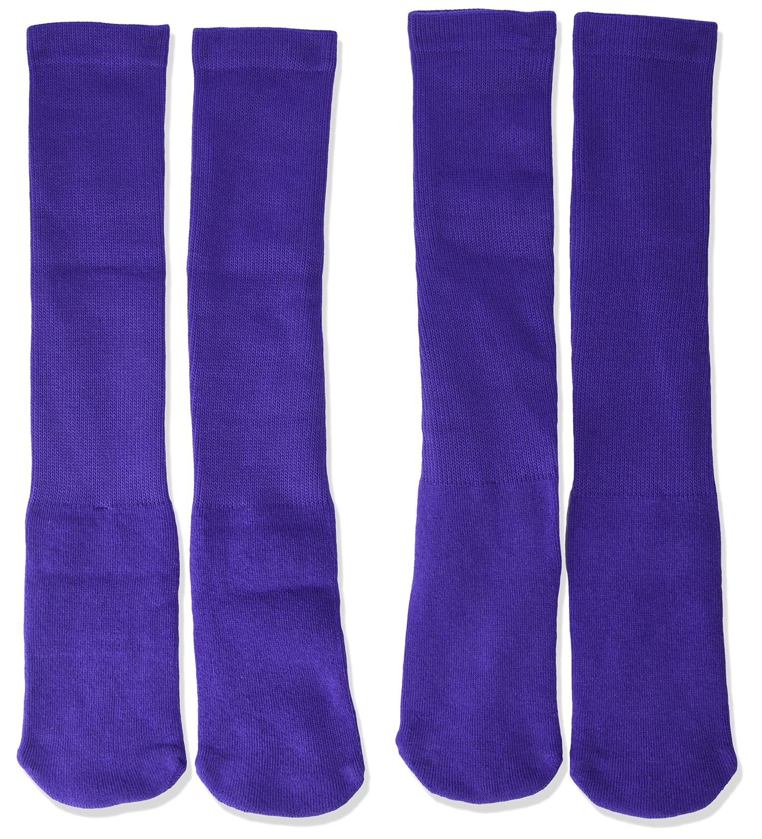 All Sport Kids Purple Over-the-Calf Team Athletic Socks - Child 13-Youth 4 - Buy Online on SooperMarket.com