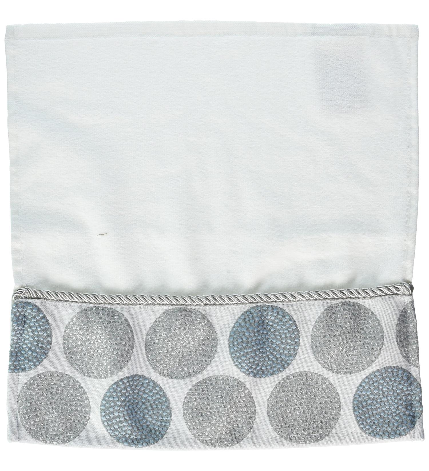 Avanti Linens - Washcloth  Soft & Absorbent Cotton Towel (Dotted Circles Collection) Mineral Washcloth
