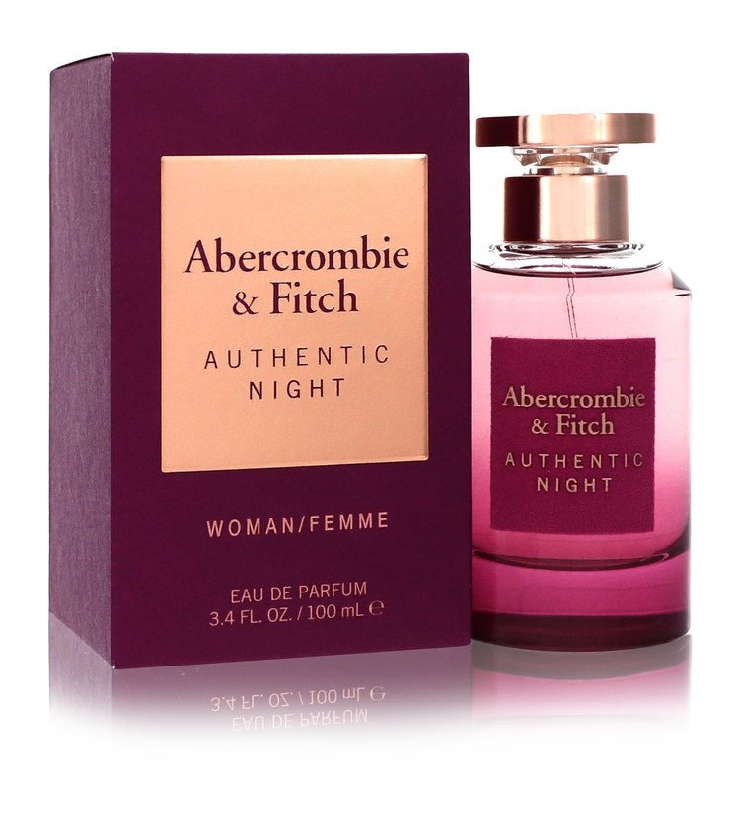 Abercrombie & Fitch Authentic Night by Abercrombie & Fitch Eau De Parfum Spray 3.4 oz for Women