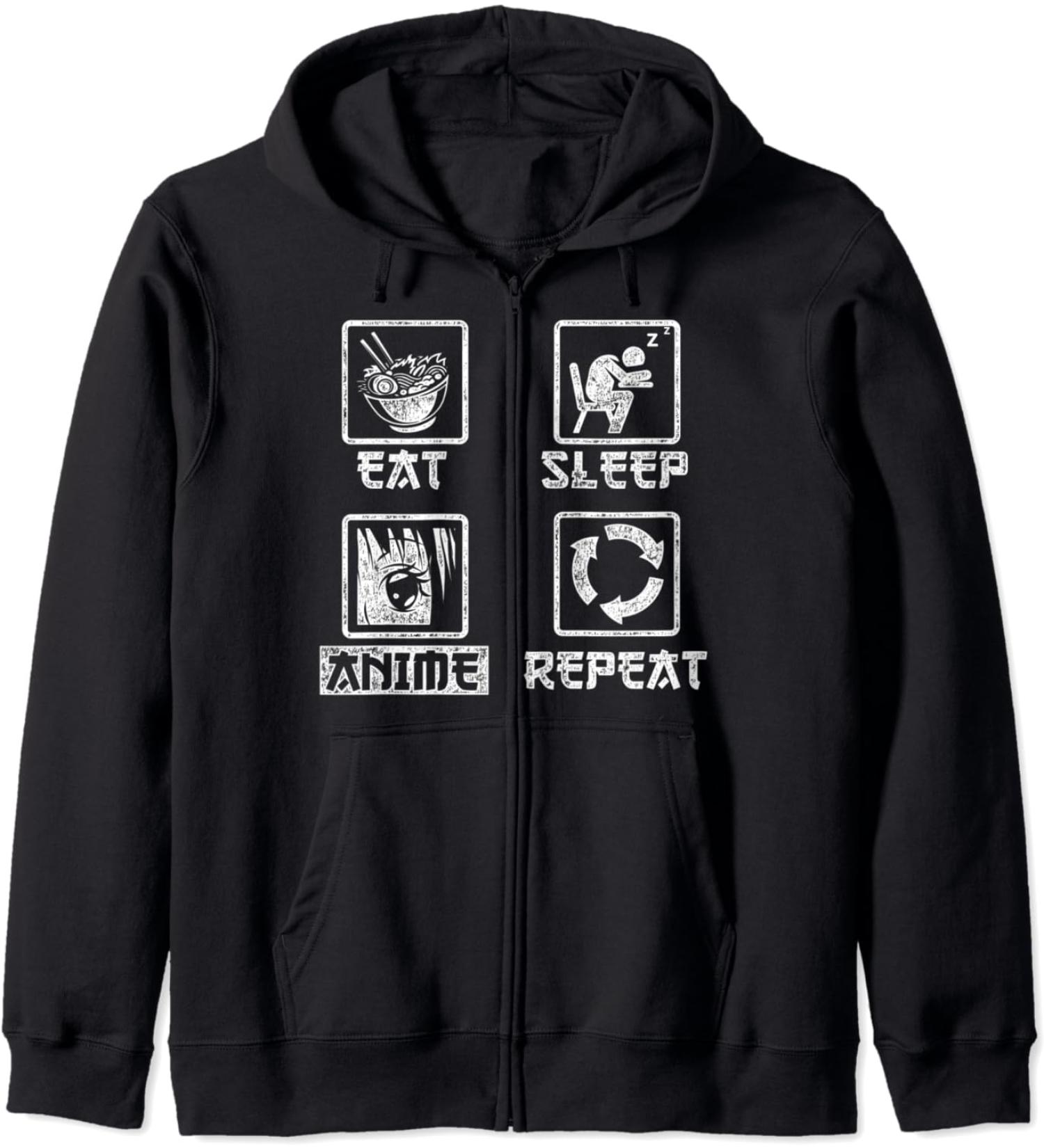 Otaku Bowl Of Ramen Noodles Kawaii Manga Japanese Anime Zip Hoodie