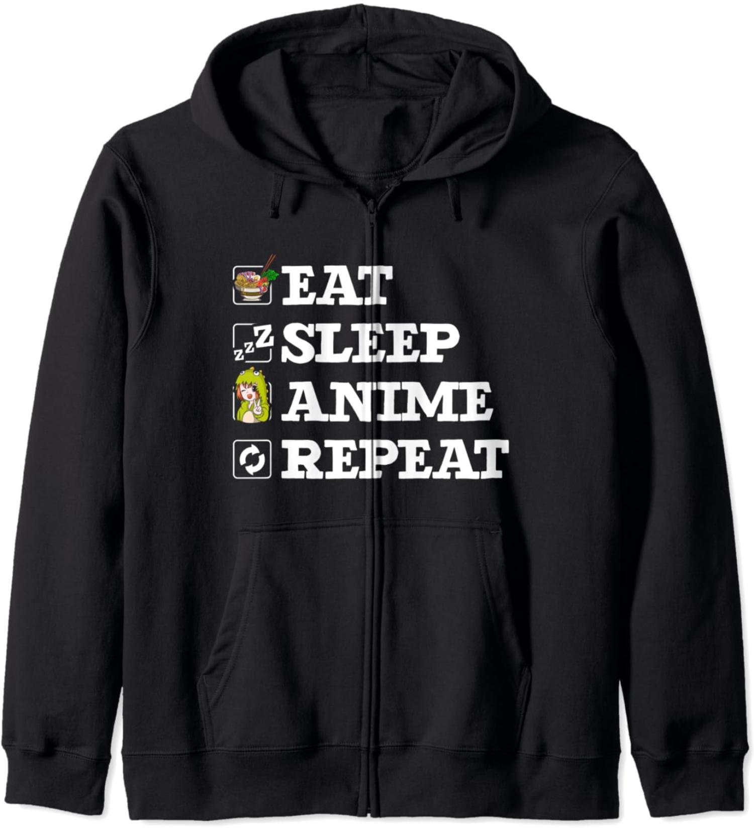 Kawaii Japanese Manga Otaku Bowl Of Ramen Noodles Anime Zip Hoodie