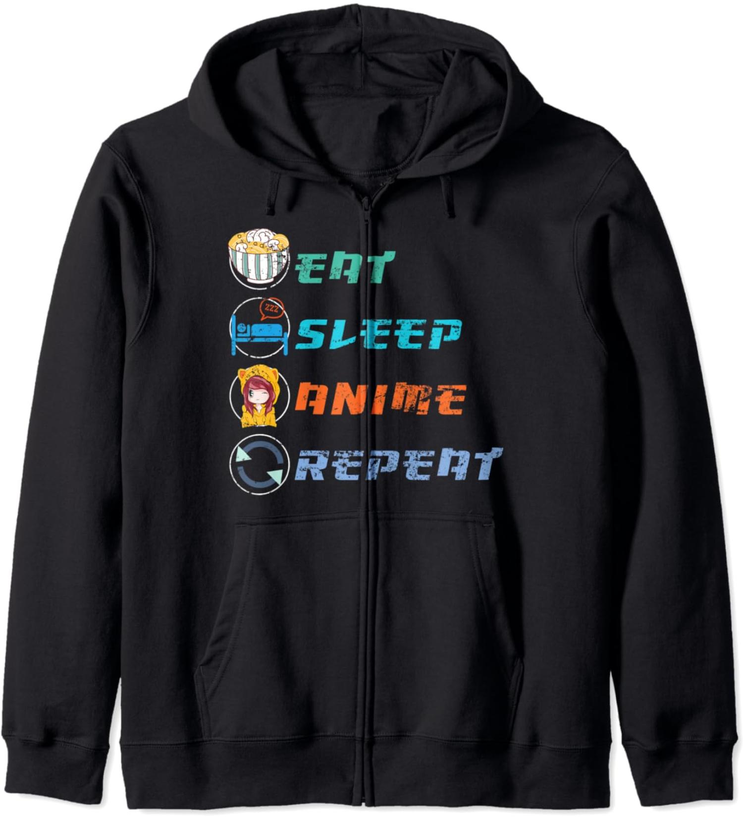 Otaku Kawaii Japanese Food Ramen Noodles Manga Anime Zip Hoodie