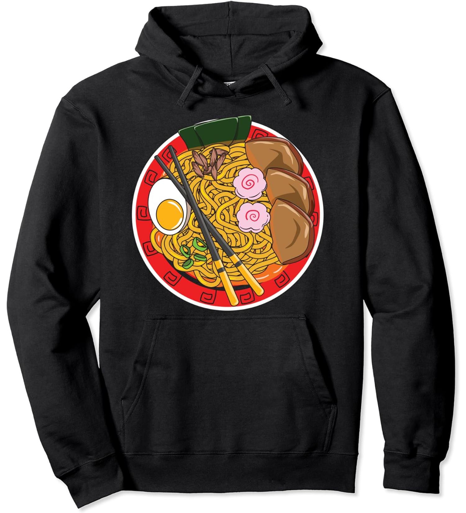 Japanese Noodle Ramen Life Kawaii Foodie Pullover Hoodie