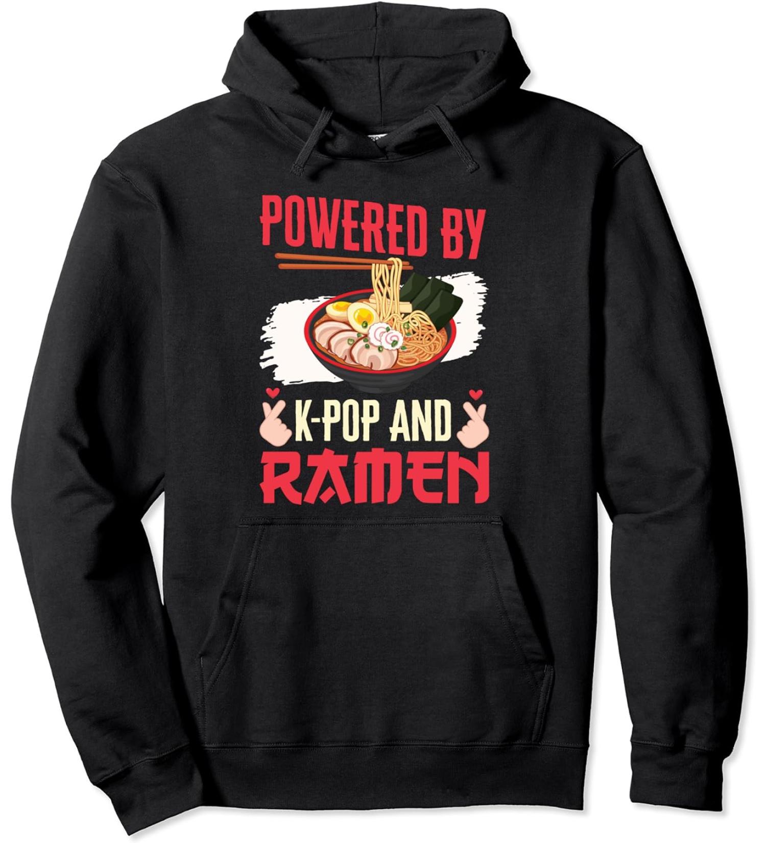 K-Pop Ramen Japanese Noodles Bowl Kpop Gift Pullover Hoodie