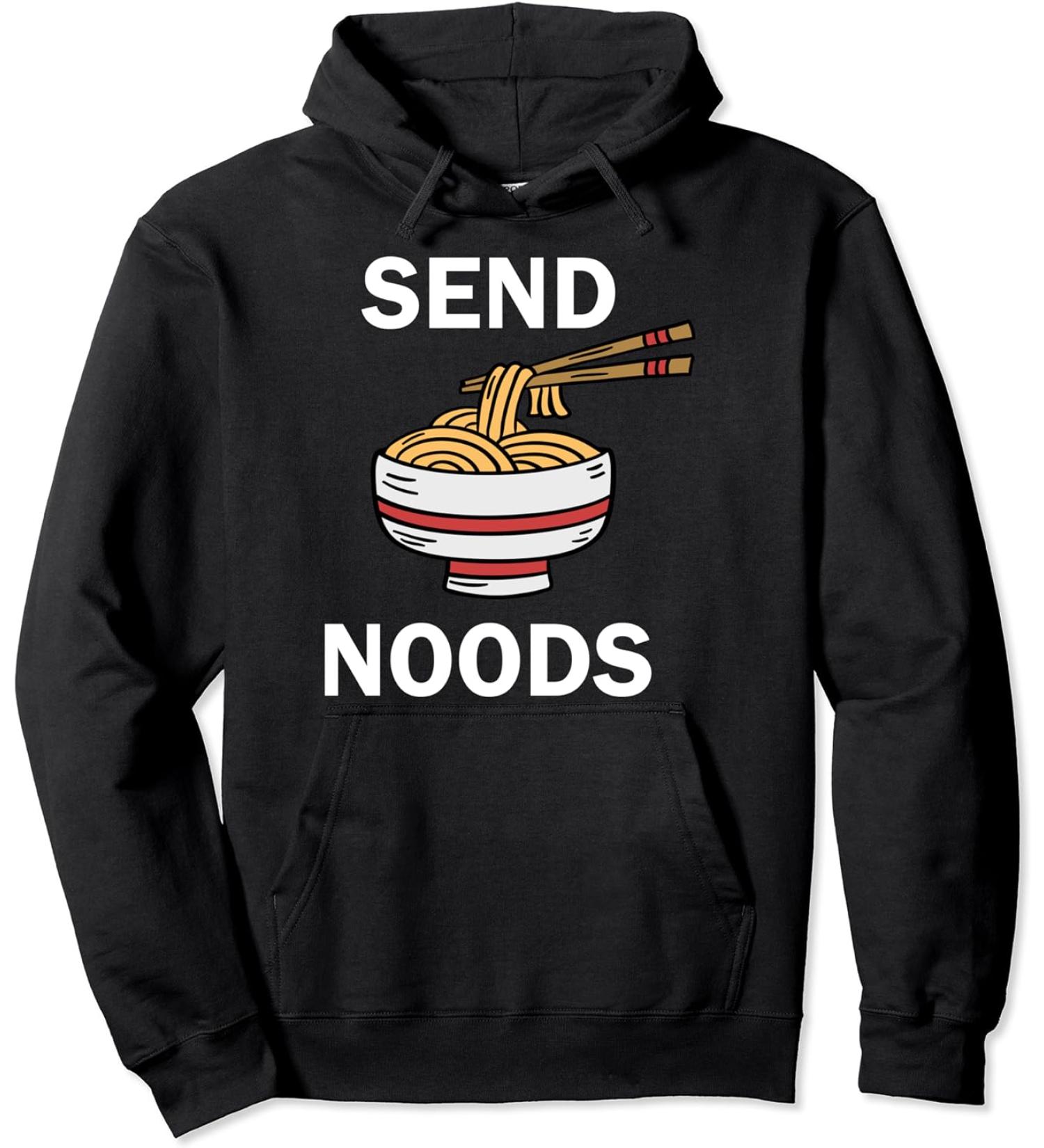 Send Noods Ramen Noodles Pullover Hoodie