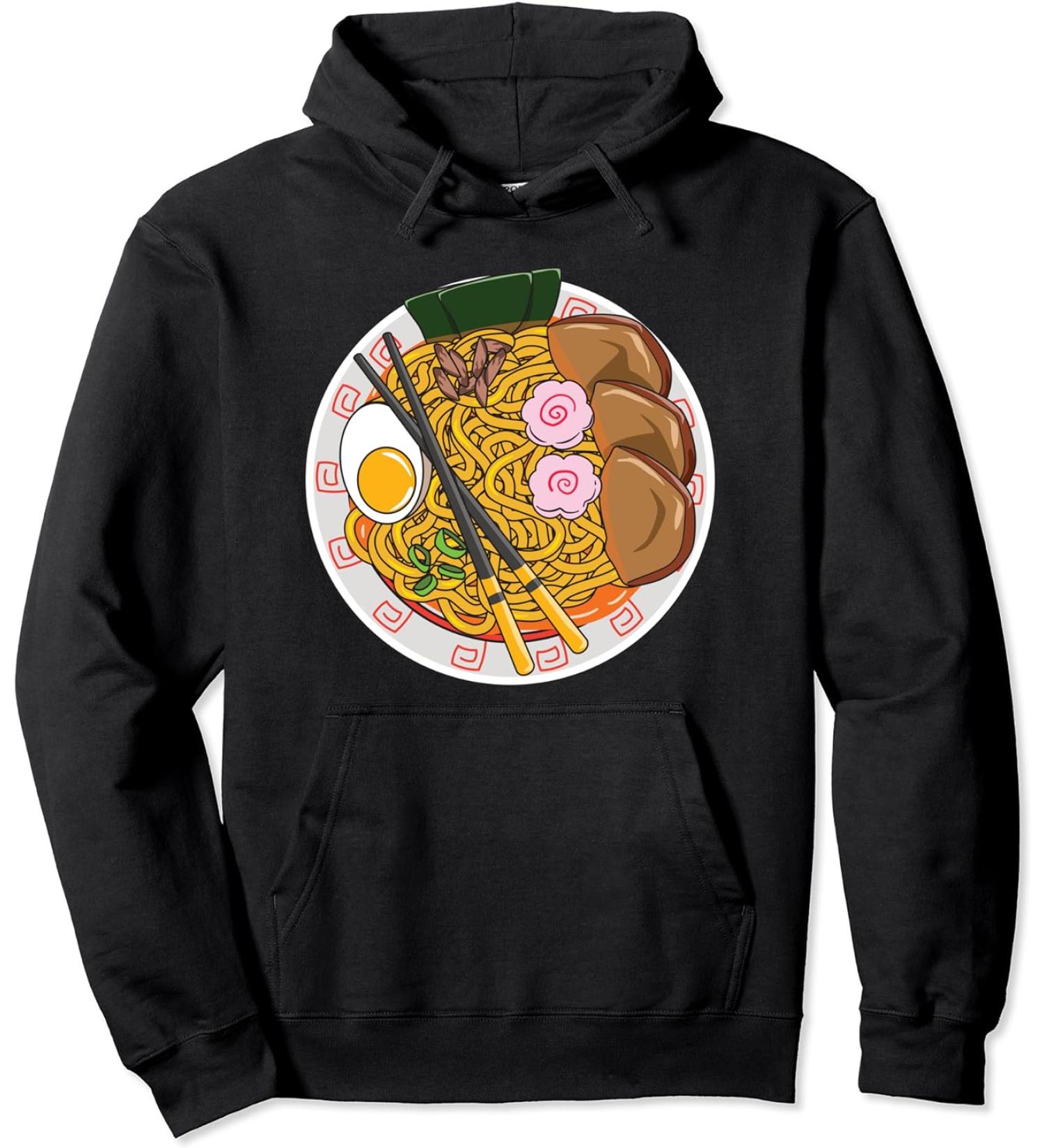 Kawaii Ramen Noodle Japanese Ramen Life Pullover Hoodie