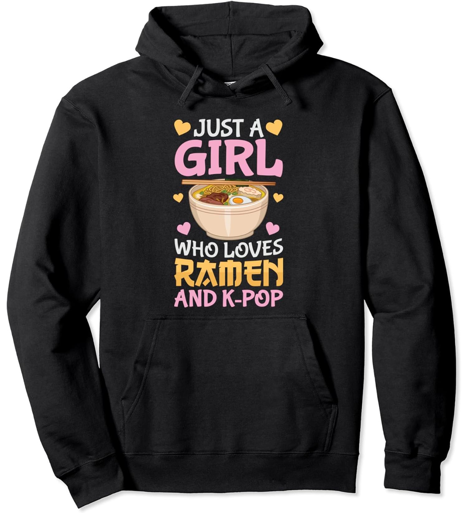 K-Pop Ramen Japanese Noodles Bowl Kpop Gift Pullover Hoodie