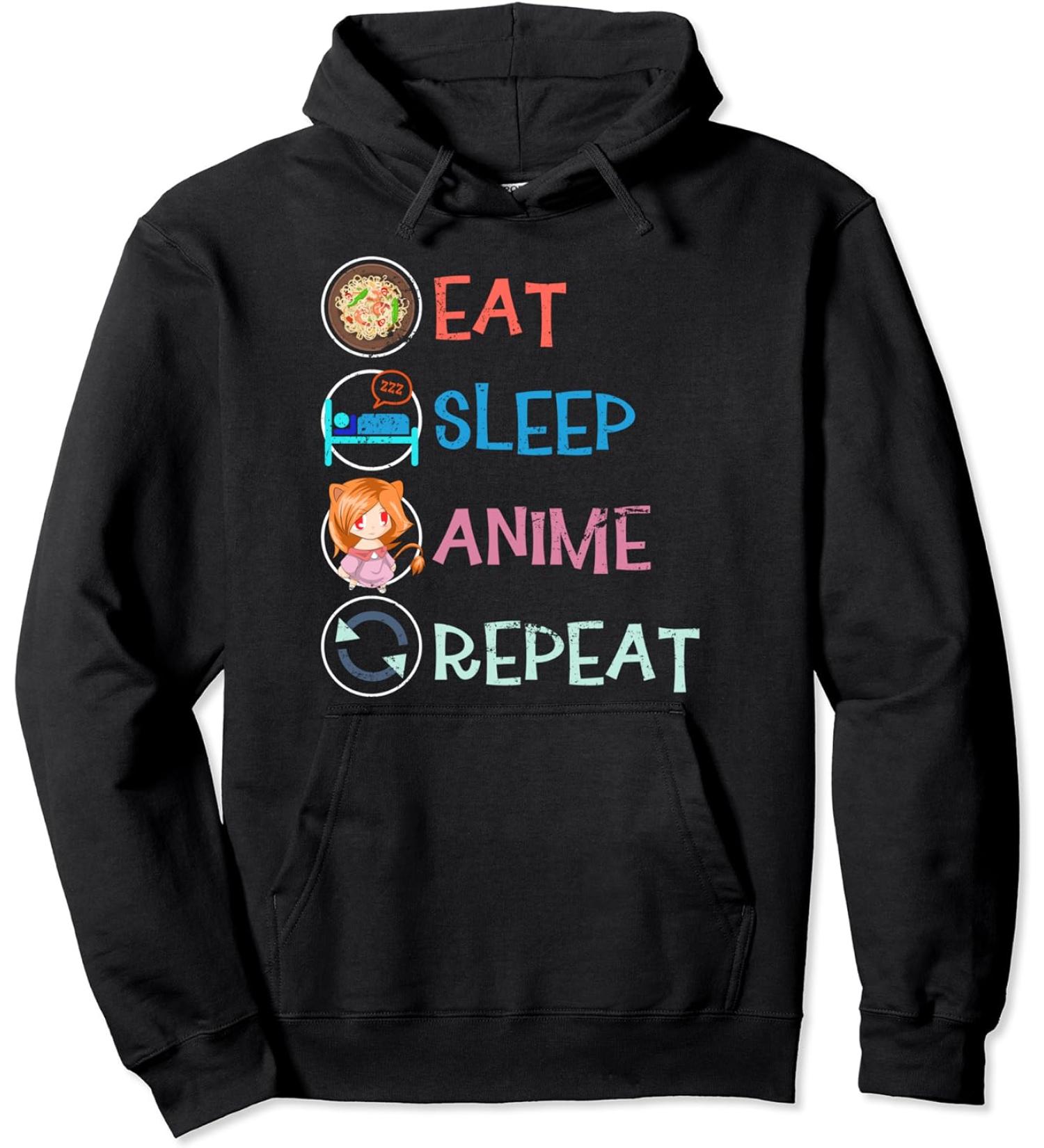 Japanese Manga Kawaii Ramen Noodles Otaku Anime Pullover Hoodie