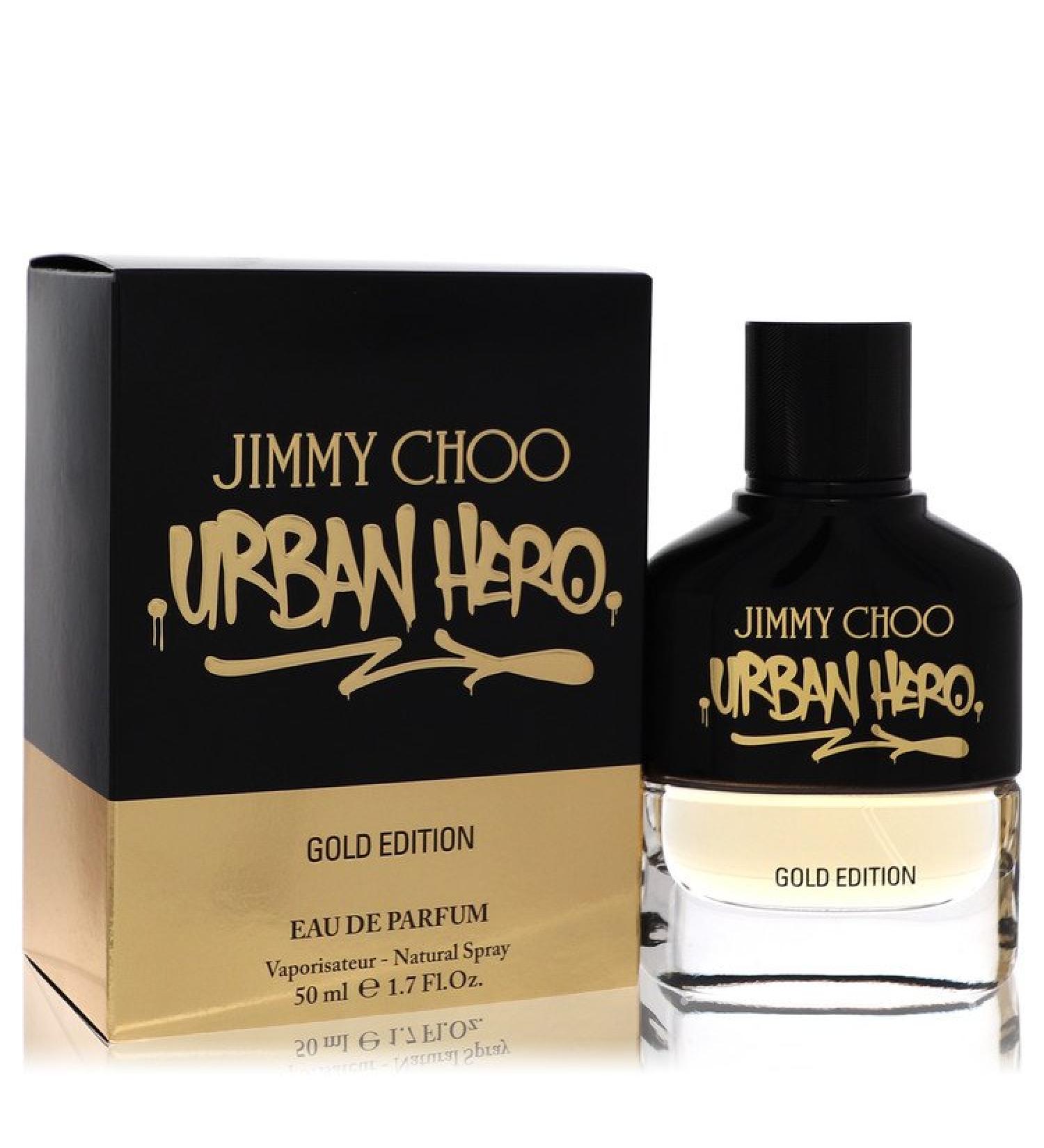 Jimmy Choo Urban Hero Gold Edition by Jimmy Choo Eau De Parfum Spray 1.7 oz for Men