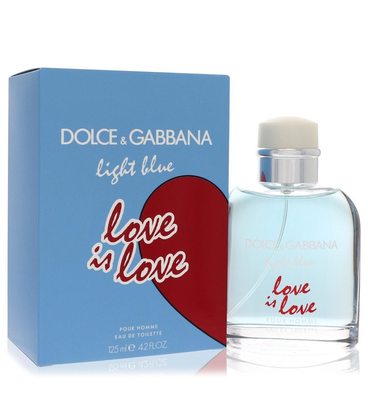 Light Blue Love Is Love by Dolce & Gabbana Eau De Toilette Spray 4.2 oz for Men