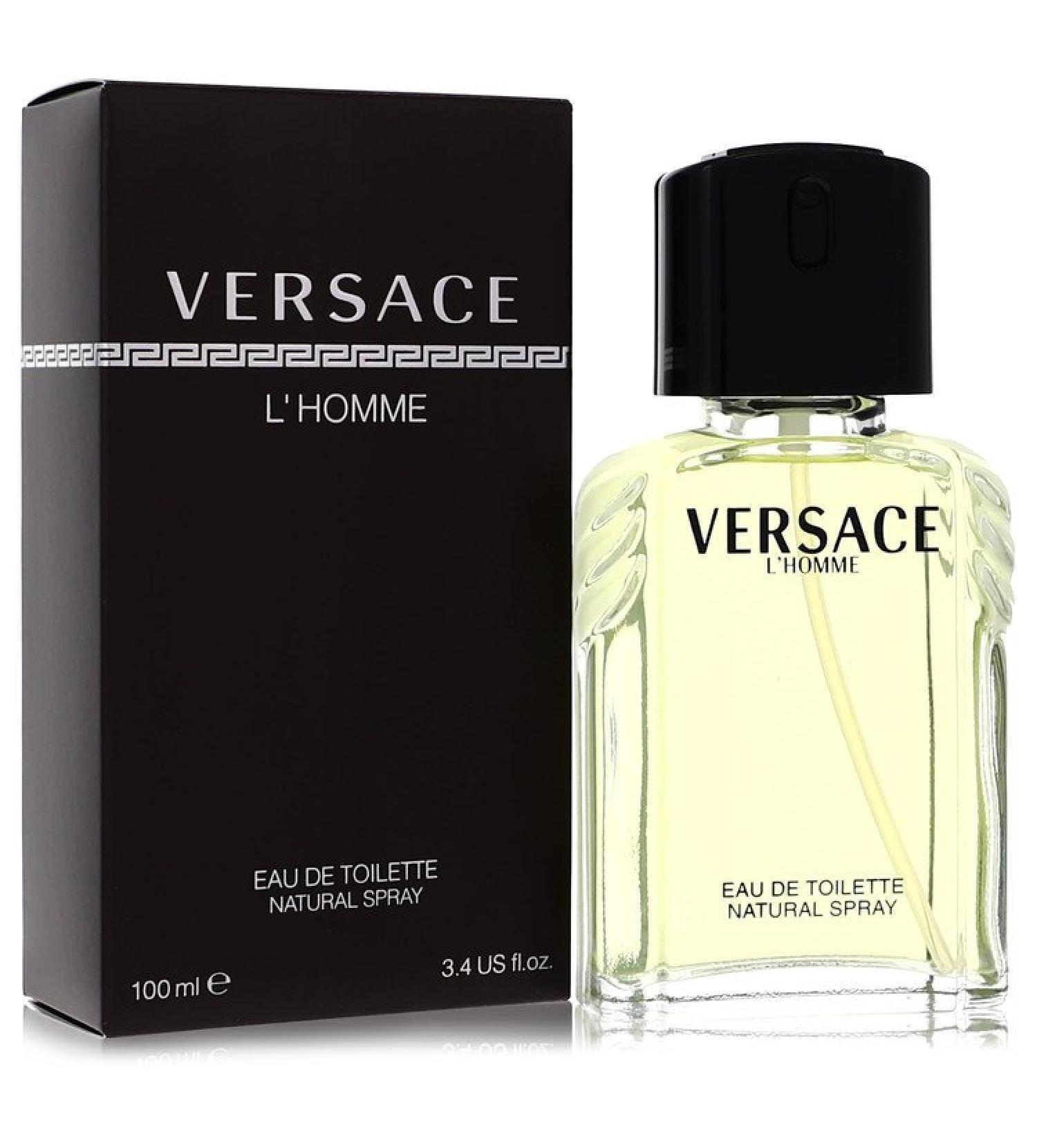 Versace L'Homme by Versace Eau De Toilette Spray 3.4 oz for Men