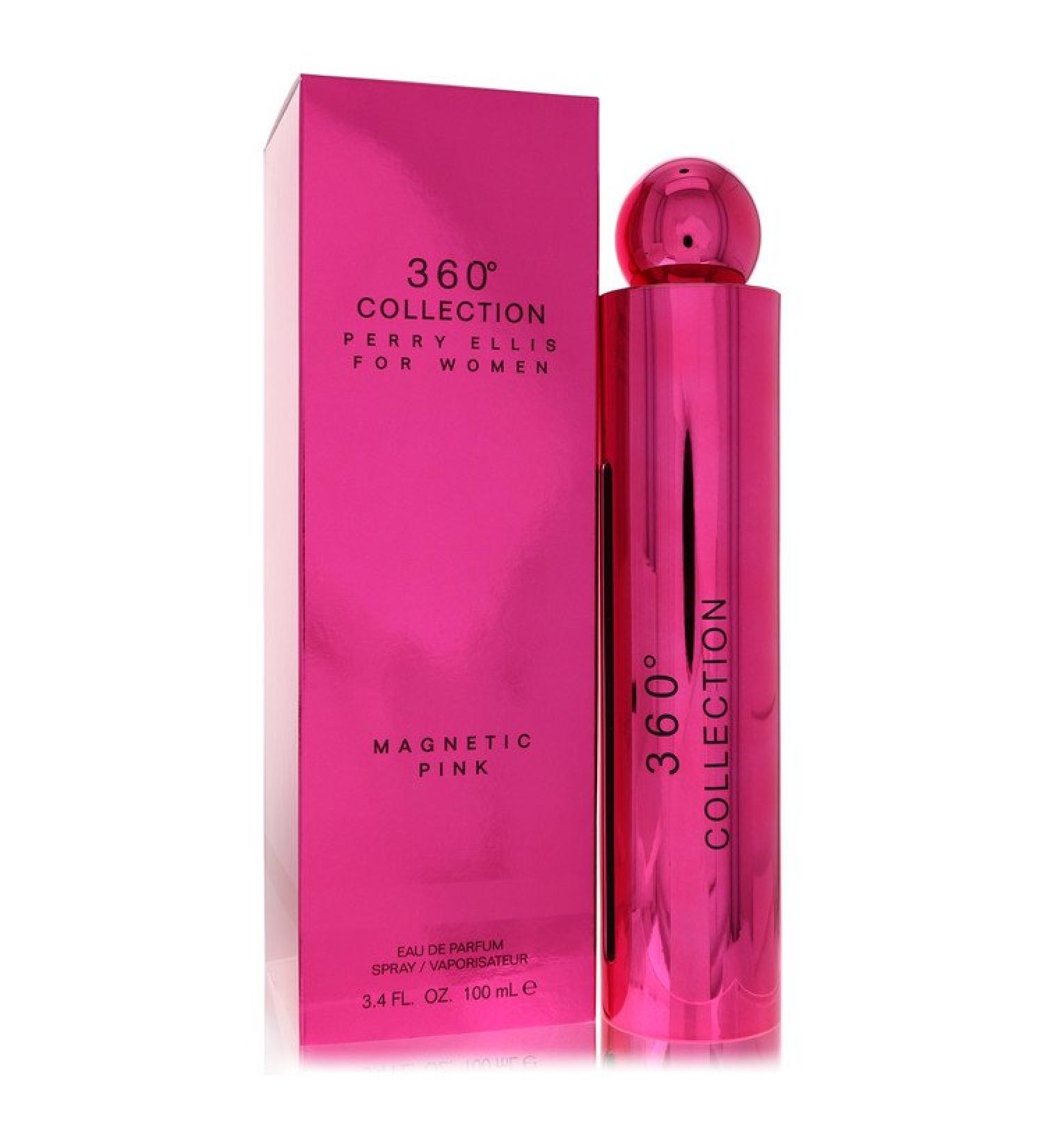 Perry Ellis 360 Collection Magnetic Pink by Perry Ellis Eau De Parfum Spray 3.4 oz for Women