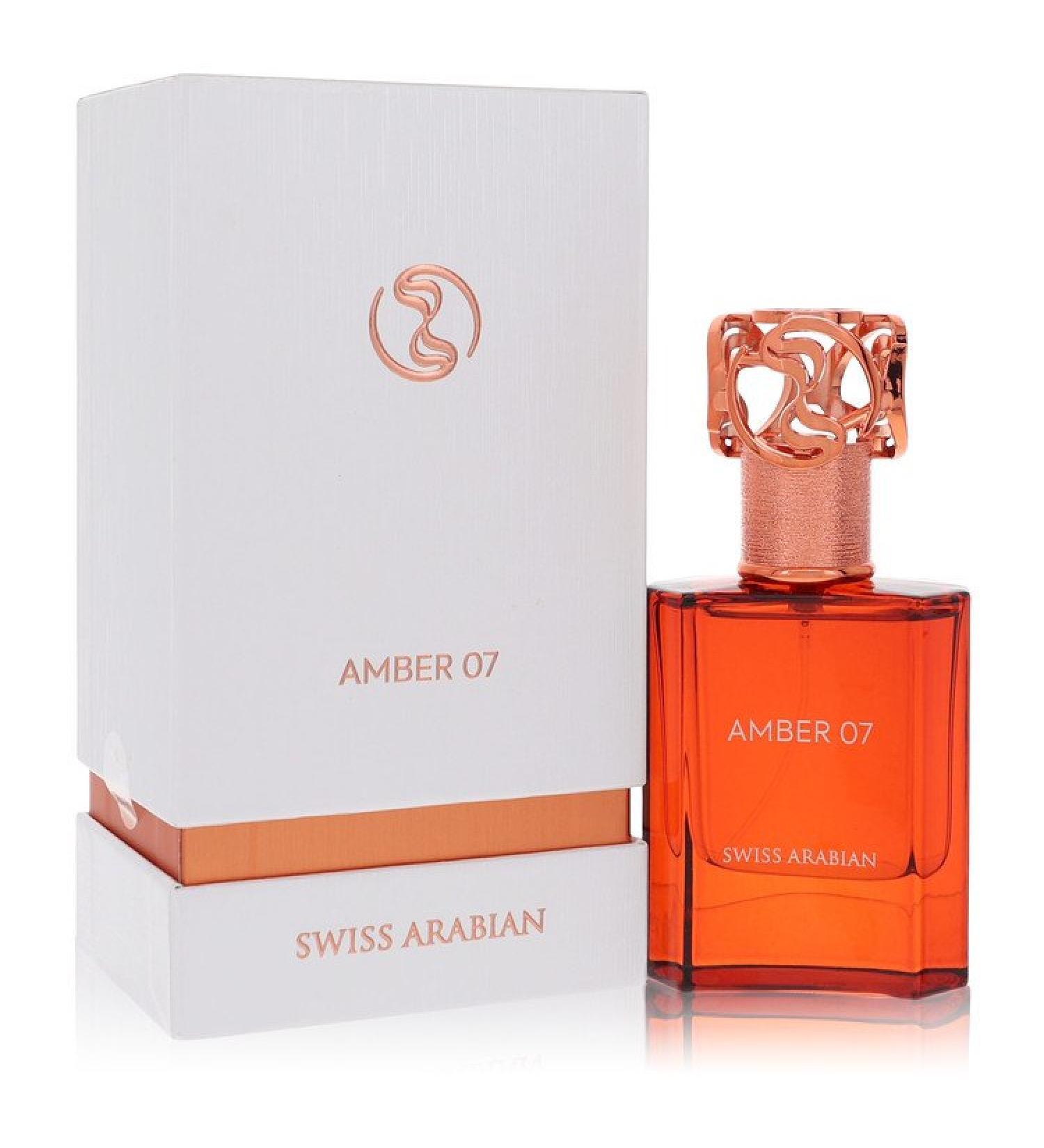Swiss Arabian Amber 07 by Swiss Arabian Eau De Parfum Spray (Unisex) 1.7 oz for Men