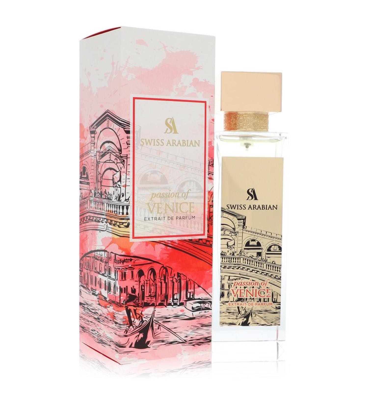 Swiss Arabian Passion of Venice by Swiss Arabian Extrait De Parfum Spray (Unixex) 3.4 oz for Women