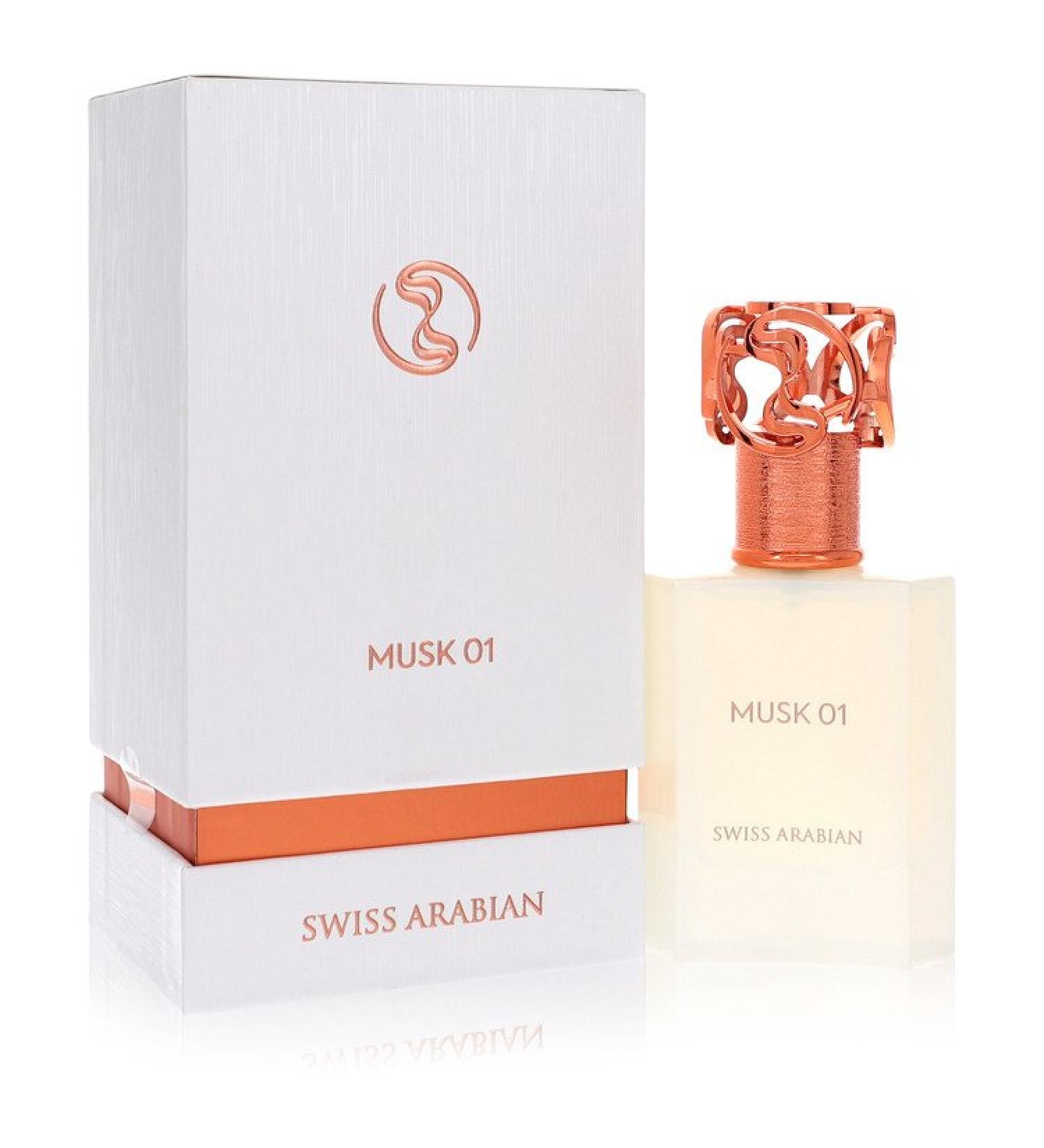 Swiss Arabian Musk 01 by Swiss Arabian Eau De Parfum Spray (Unisex) 1.7 oz for Men