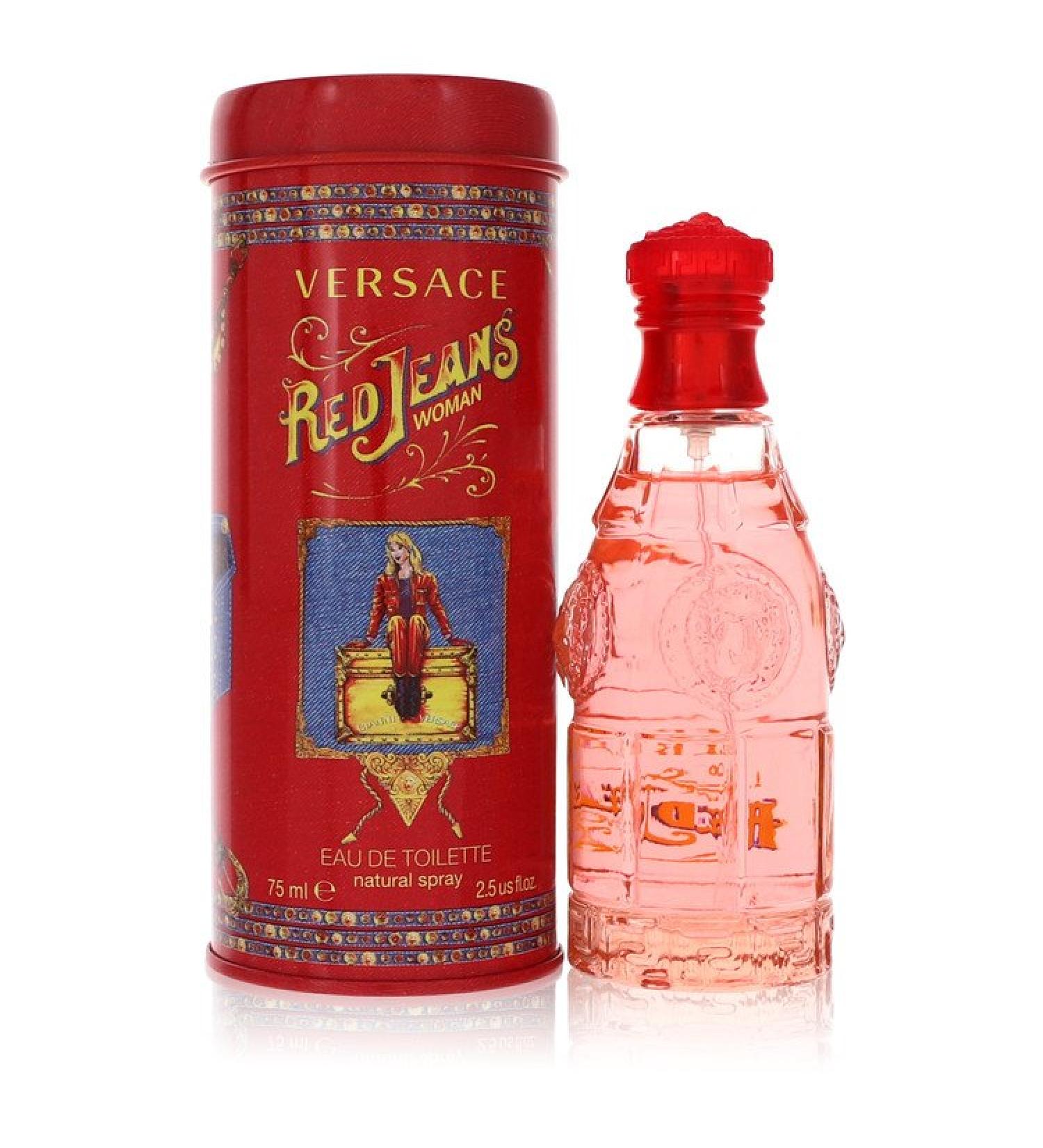 Red Jeans by Versace Eau De Toilette Spray 2.5 oz for Women