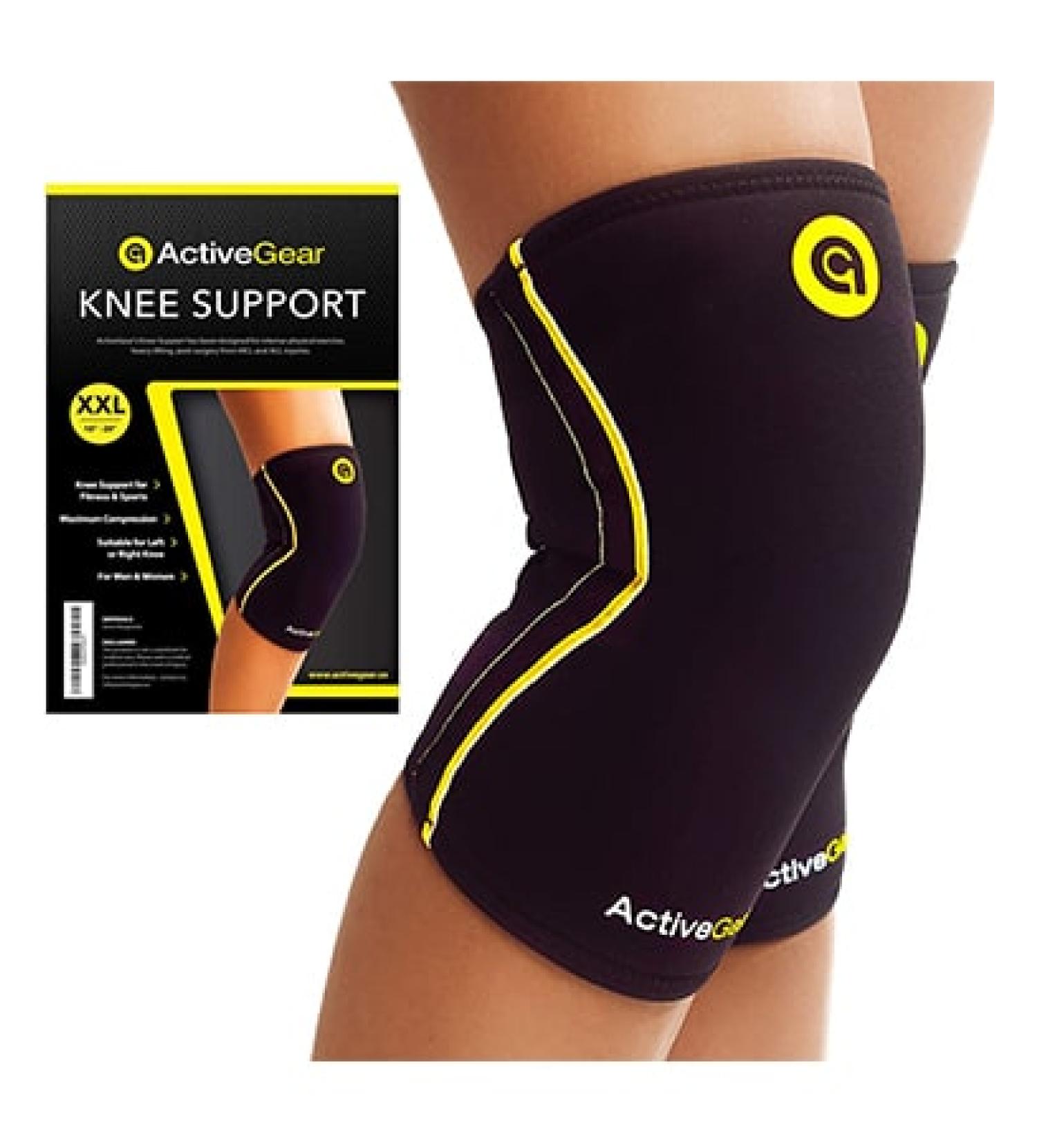 ActiveGear Knee Brace Support Heavy Duty Neoprene Sport Compression Sleeve - Large
