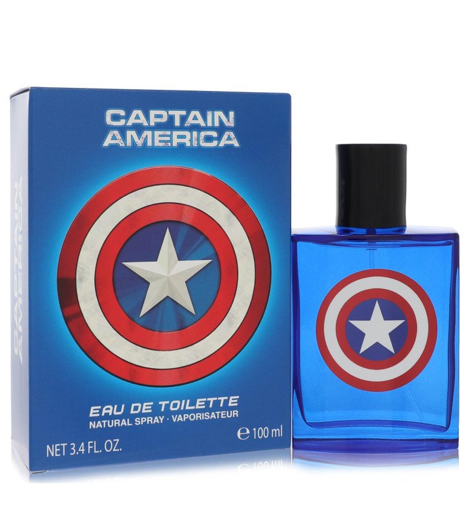 Captain America by Marvel Eau De Toilette Spray 3.4 oz for Men