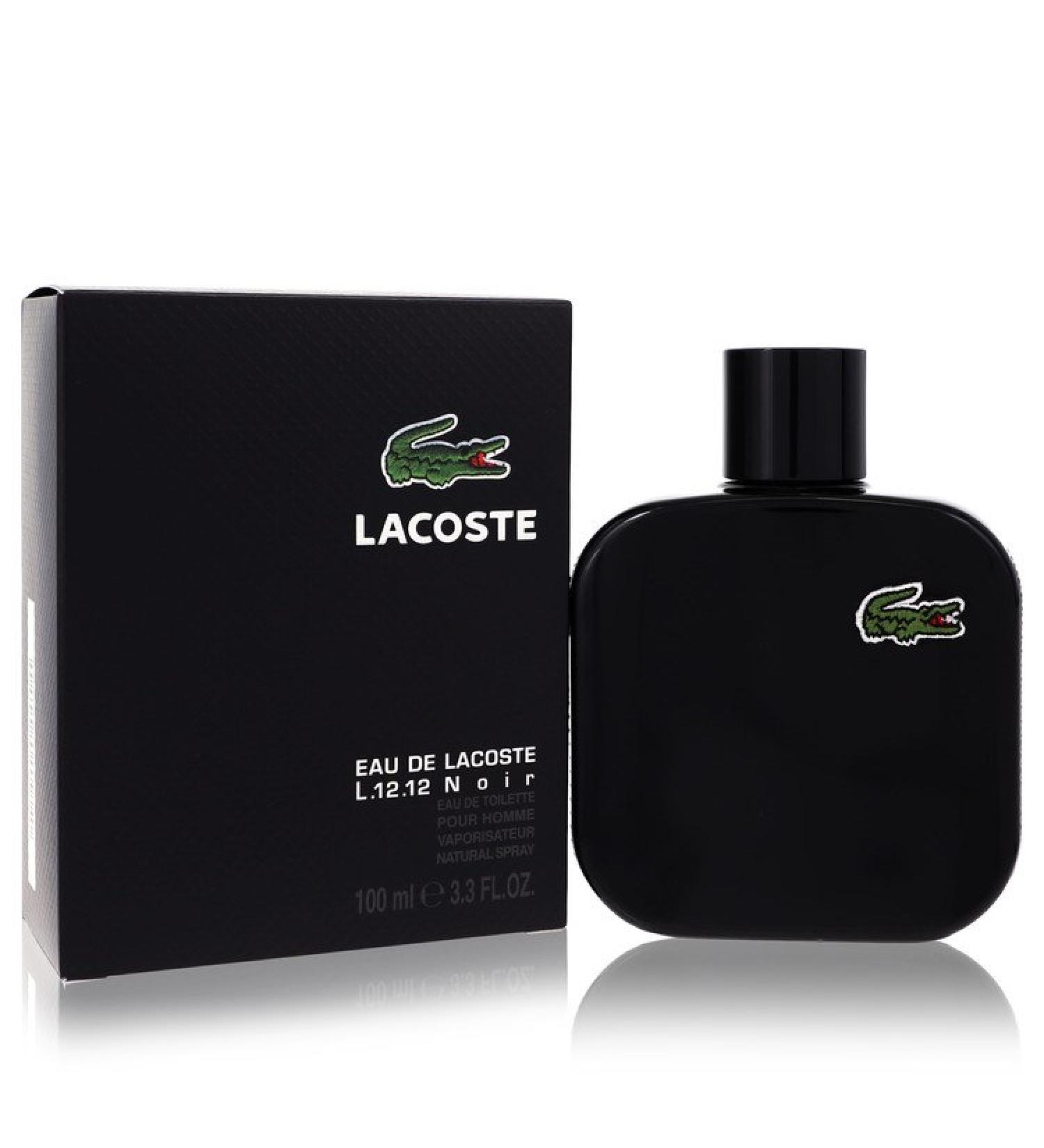 Lacoste Eau De Lacoste L.12.12 Noir by Lacoste Eau De Toilette Spray 3.4 oz for Men