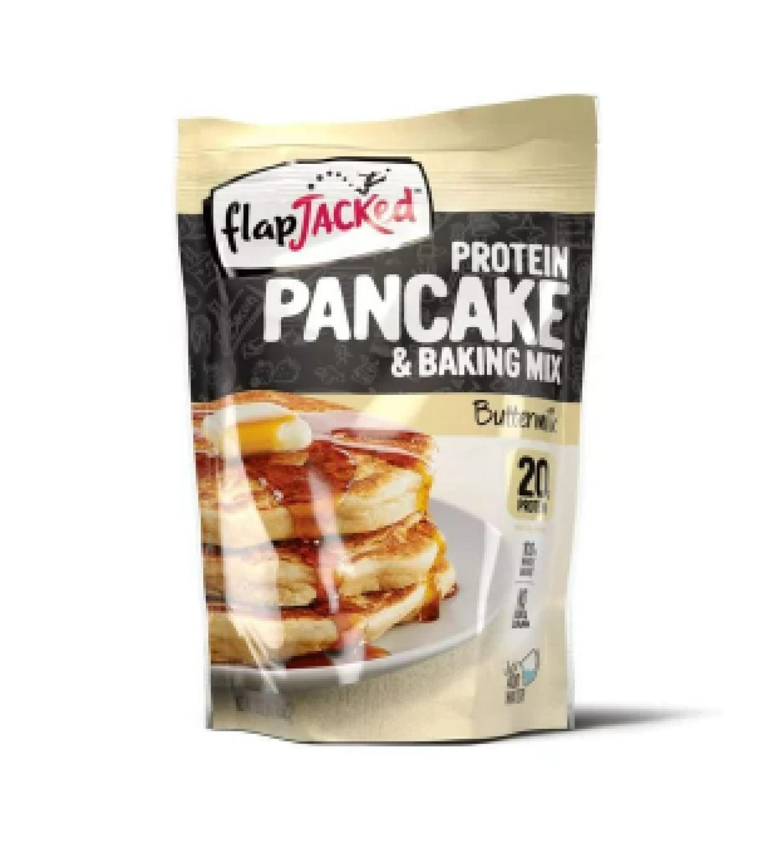 FlapJacked Buttermilk Protein Pancake & Baking Mix 12 oz - High Protein, Healthy Breakfast - Buy Online on SooperMarket.com