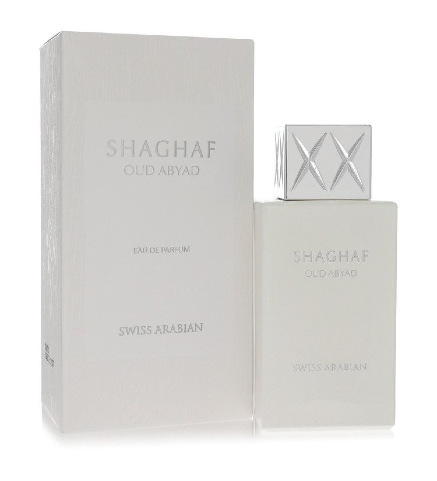 Shaghaf Oud Abyad by Swiss Arabian Eau De Parfum Spray (Unisex) 2.5 oz for Men
