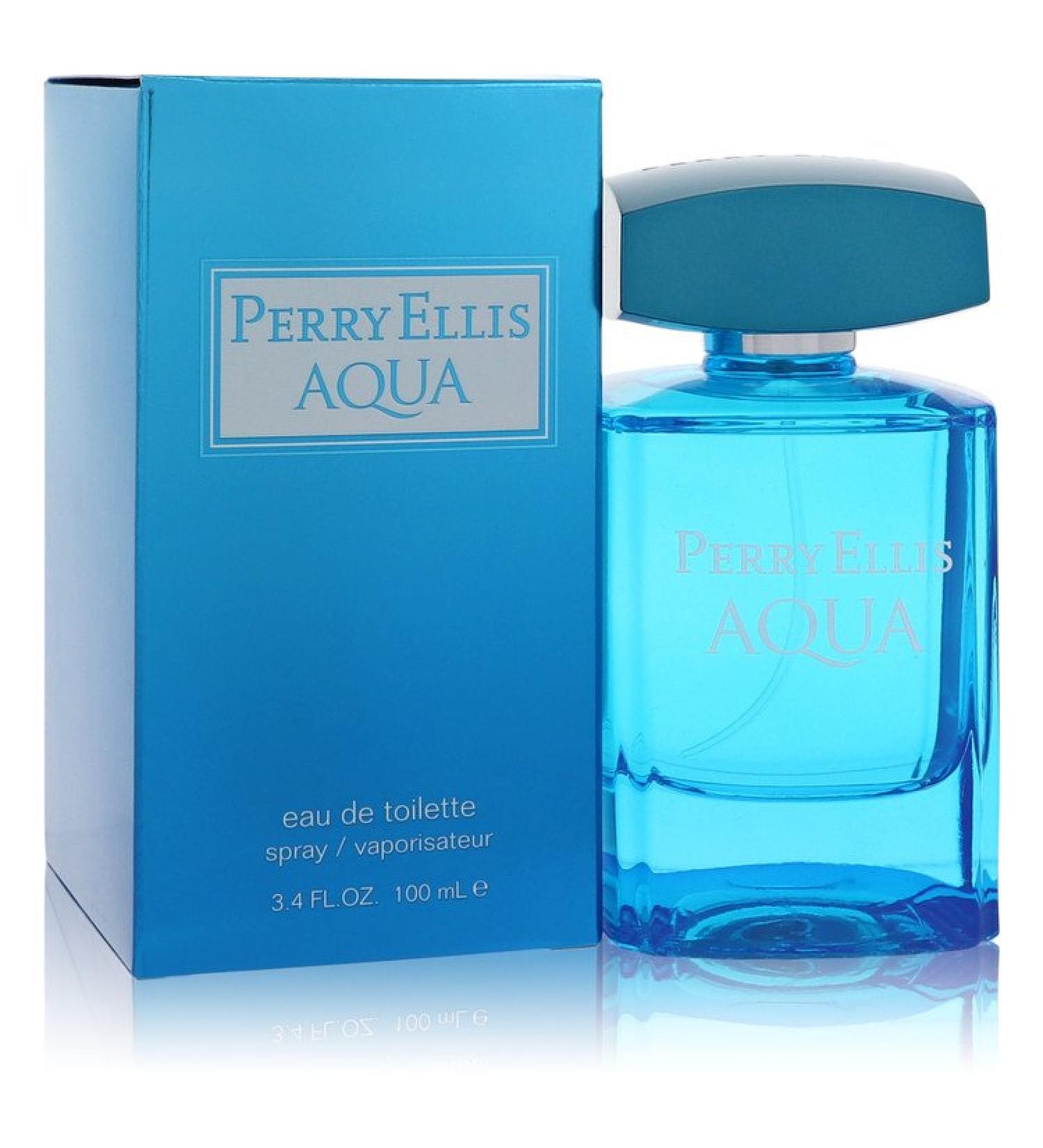 Perry Ellis Aqua by Perry Ellis Eau De Toilette Spray 3.4 oz for Men
