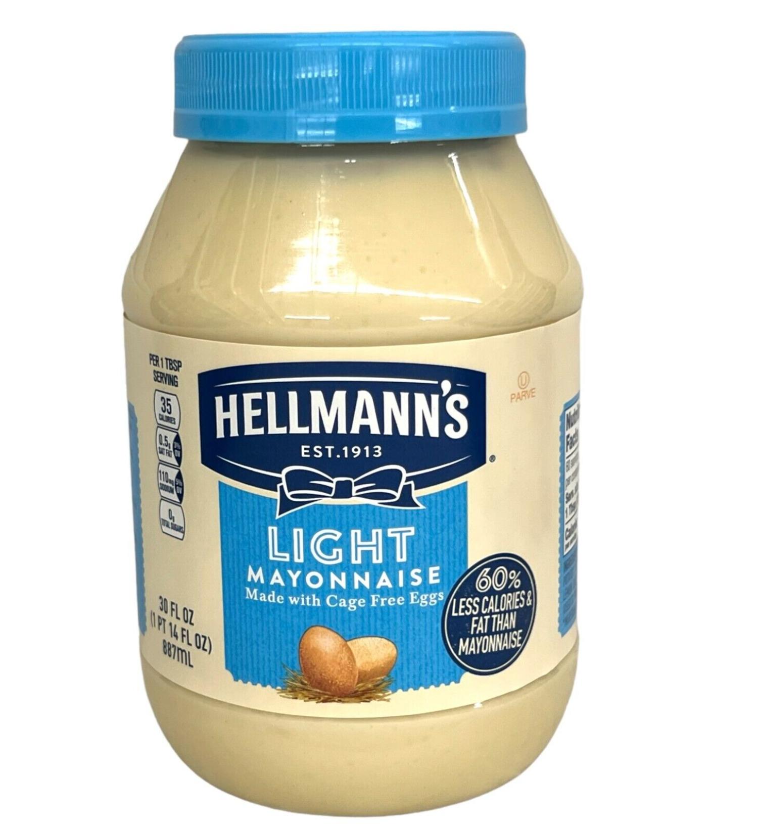 Hellmann's Light Mayo Mayonnaise 30 oz