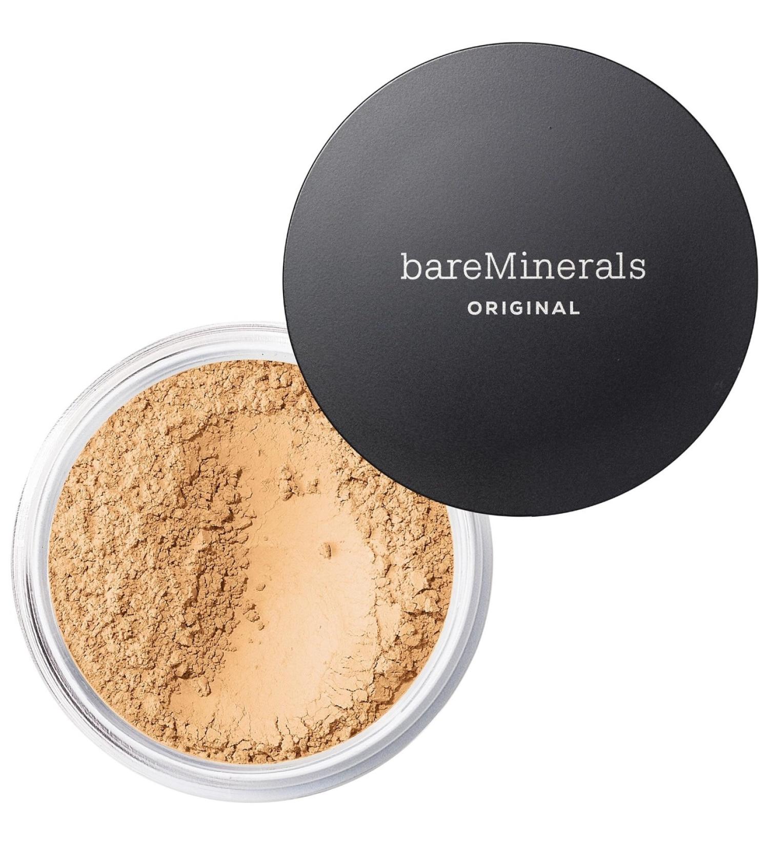 bareMinerals Original Loose Powder Mineral Foundation SPF 15 - 0.28 oz Golden Medium 14 - for light warm skin with subtle peach undertones