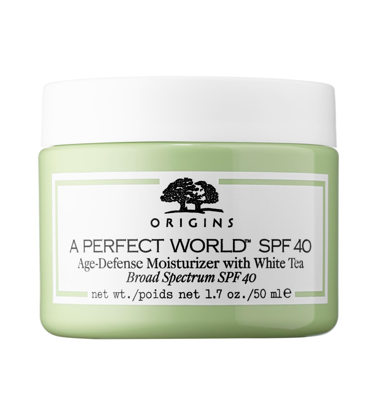 Shop Origins A Perfect World SPF 40 Age-Defense Moisturizer with White Tea - 1.7 oz/ 50 mL Online - Best Price & International Shipping - Buy Online on SooperMarket.com