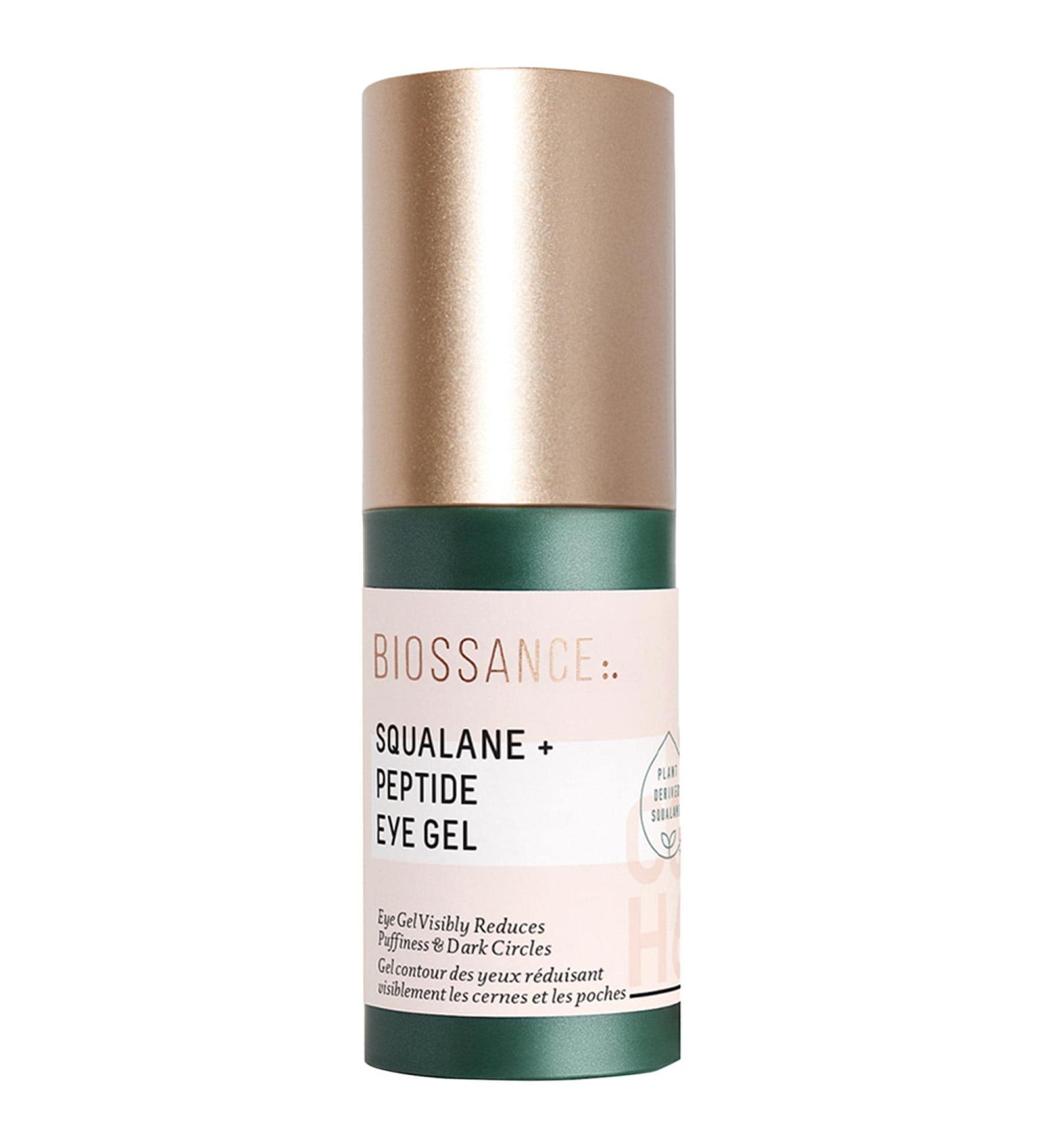 Shop Biossance Squalane + Peptide Brightening & De-Puffing Eye Gel - 0.5 oz / 15 mL Online - Best Price & International Shipping - Buy Online on SooperMarket.com