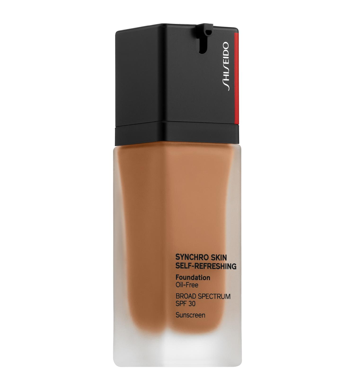 Shiseido Synchro Skin Self-Refreshing Foundation SPF 30 - 1.0 oz/ 30 mL 420 - Bronze - golden tone for tan skin. golden undertone.