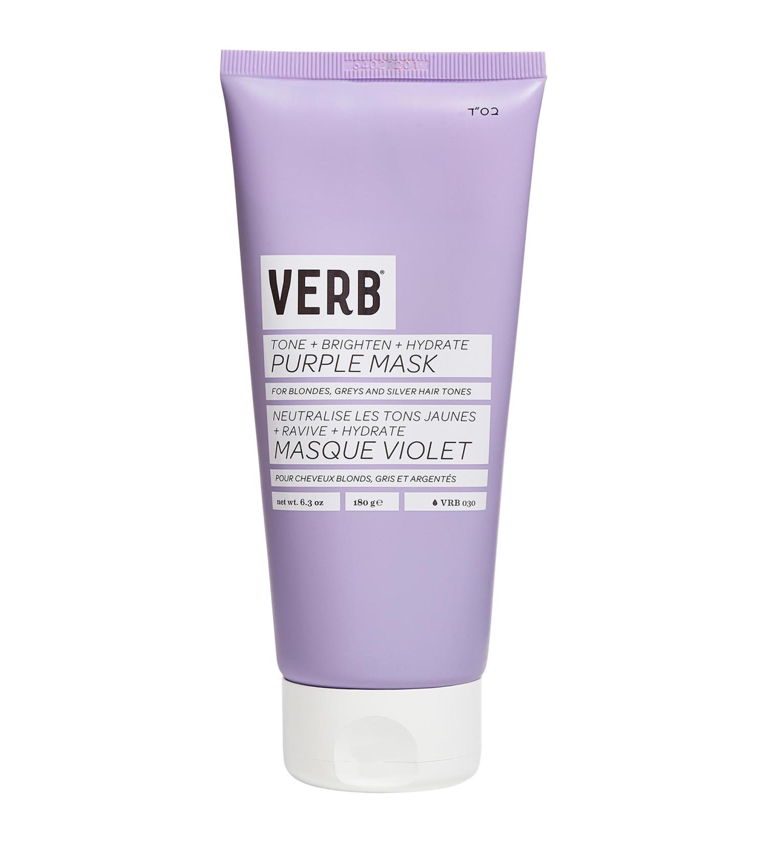 Shop Verb Brighten and Toning Purple Mask for Blonde Hair - 6.3 oz/ 180 g Online - Best Price & International Shipping - Buy Online on SooperMarket.com