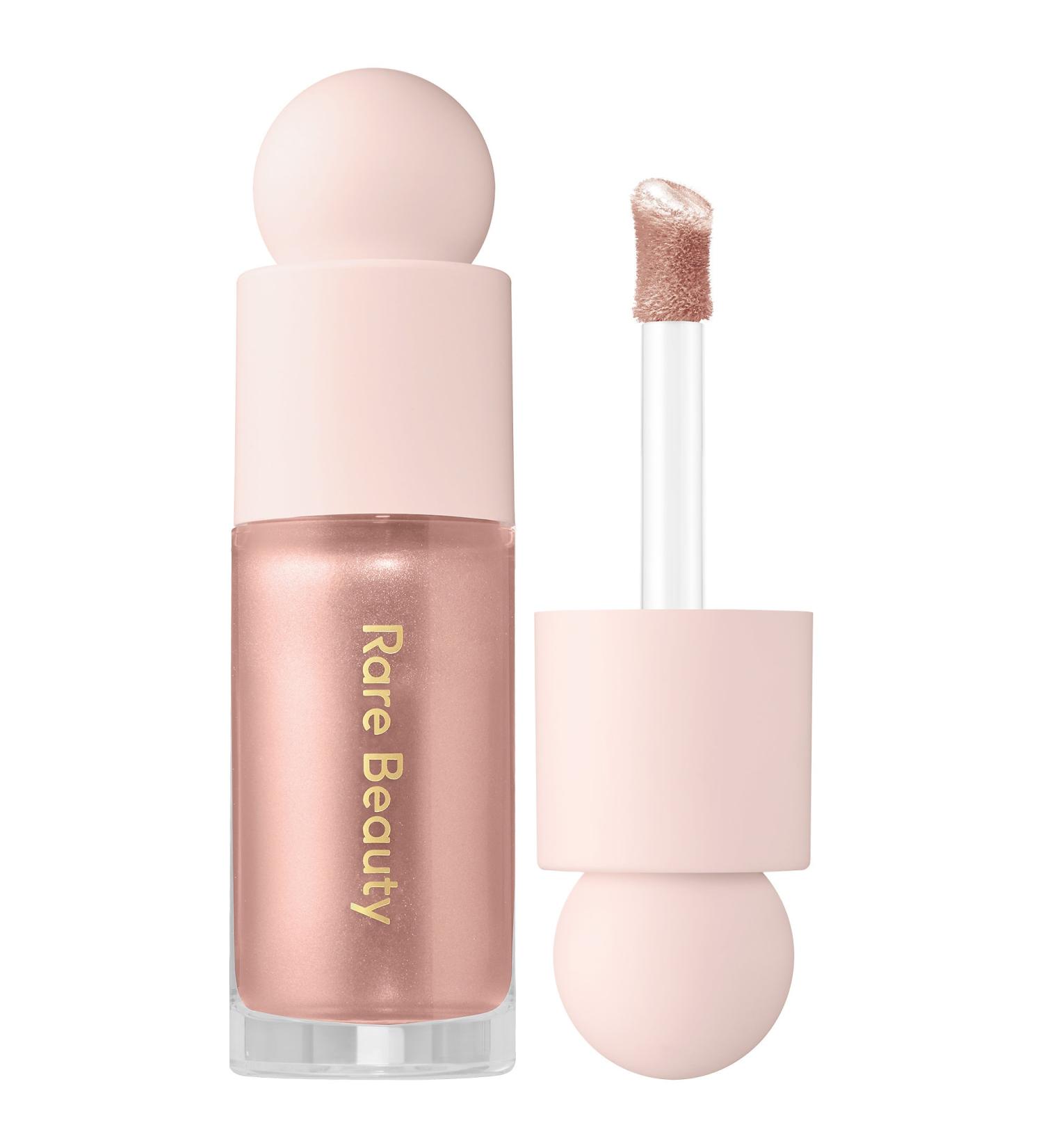 Shop Rare Beauty by Selena Gomez Positive Light Liquid Luminizer Highlight - 0.5 oz/ 15 mL Mesmerize - rose bronze (Selena's go-to shade) Online - Best Price & International Shipping - Buy Online on SooperMarket.com