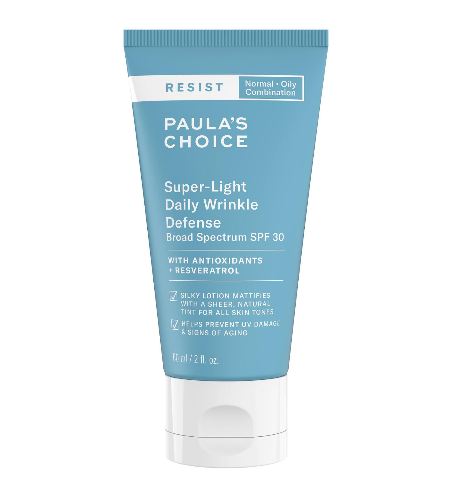 Shop Paula's Choice RESIST Super-Light Daily Wrinkle Defense Face Sunscreen SPF 30 - 2 oz/ 60 mL Online - Best Price & International Shipping - Buy Online on SooperMarket.com