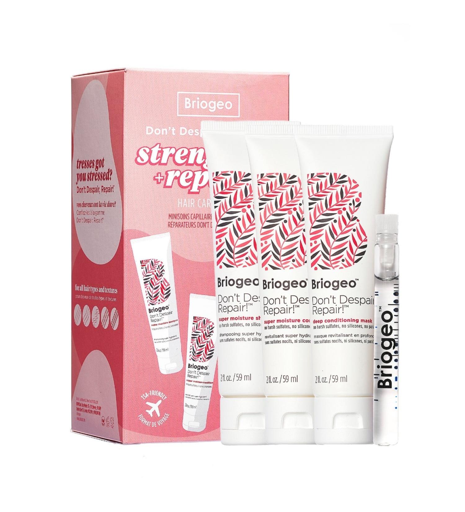 Shop Briogeo Don't Despair Repair! Strengthen + Repair Travel Kit Online - Best Price & International Shipping - Buy Online on SooperMarket.com