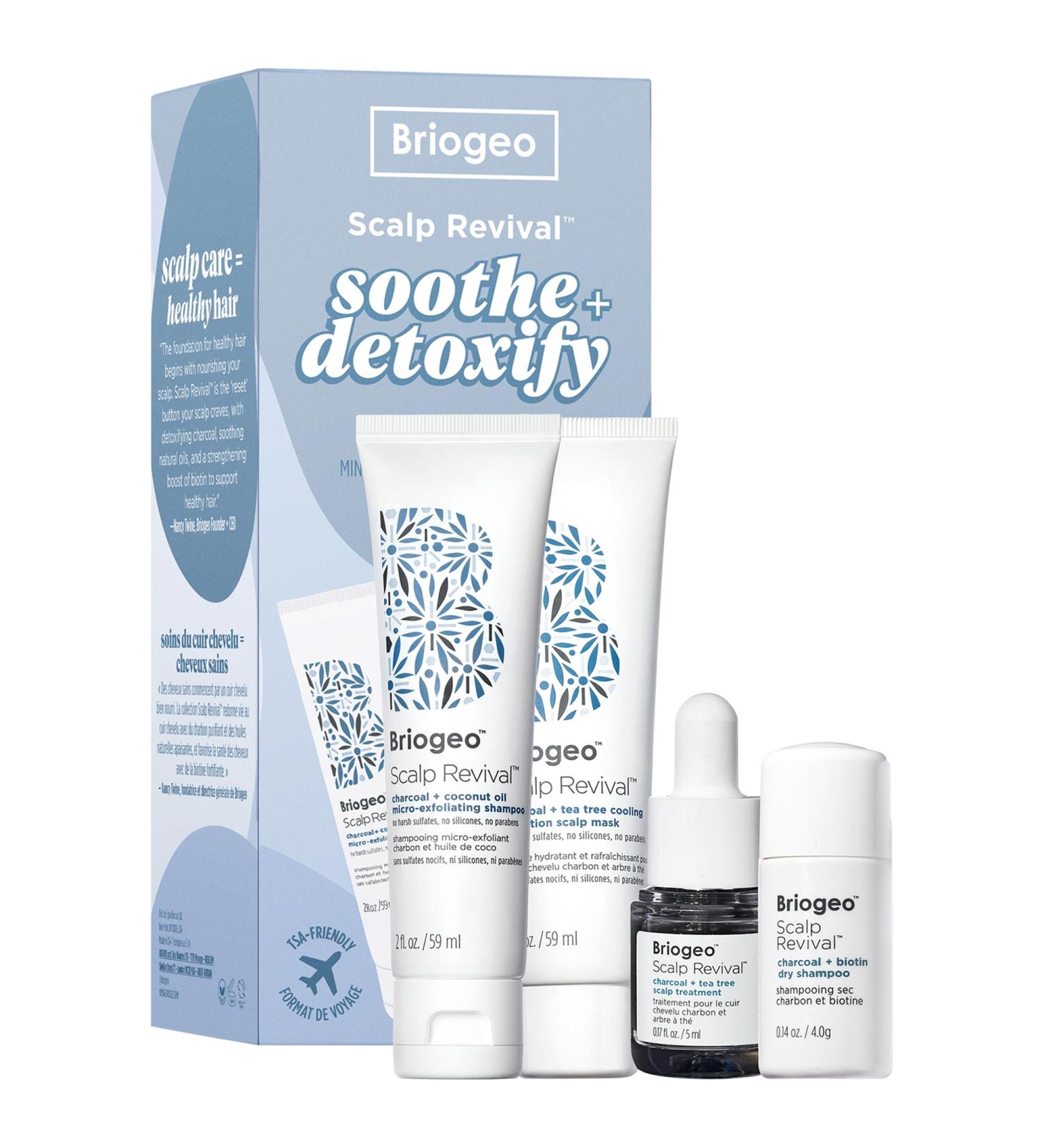 Shop Briogeo Scalp Revival Soothe + Detoxify Travel Set for Dry Itchy Oily Scalp Online - Best Price & International Shipping - Buy Online on SooperMarket.com
