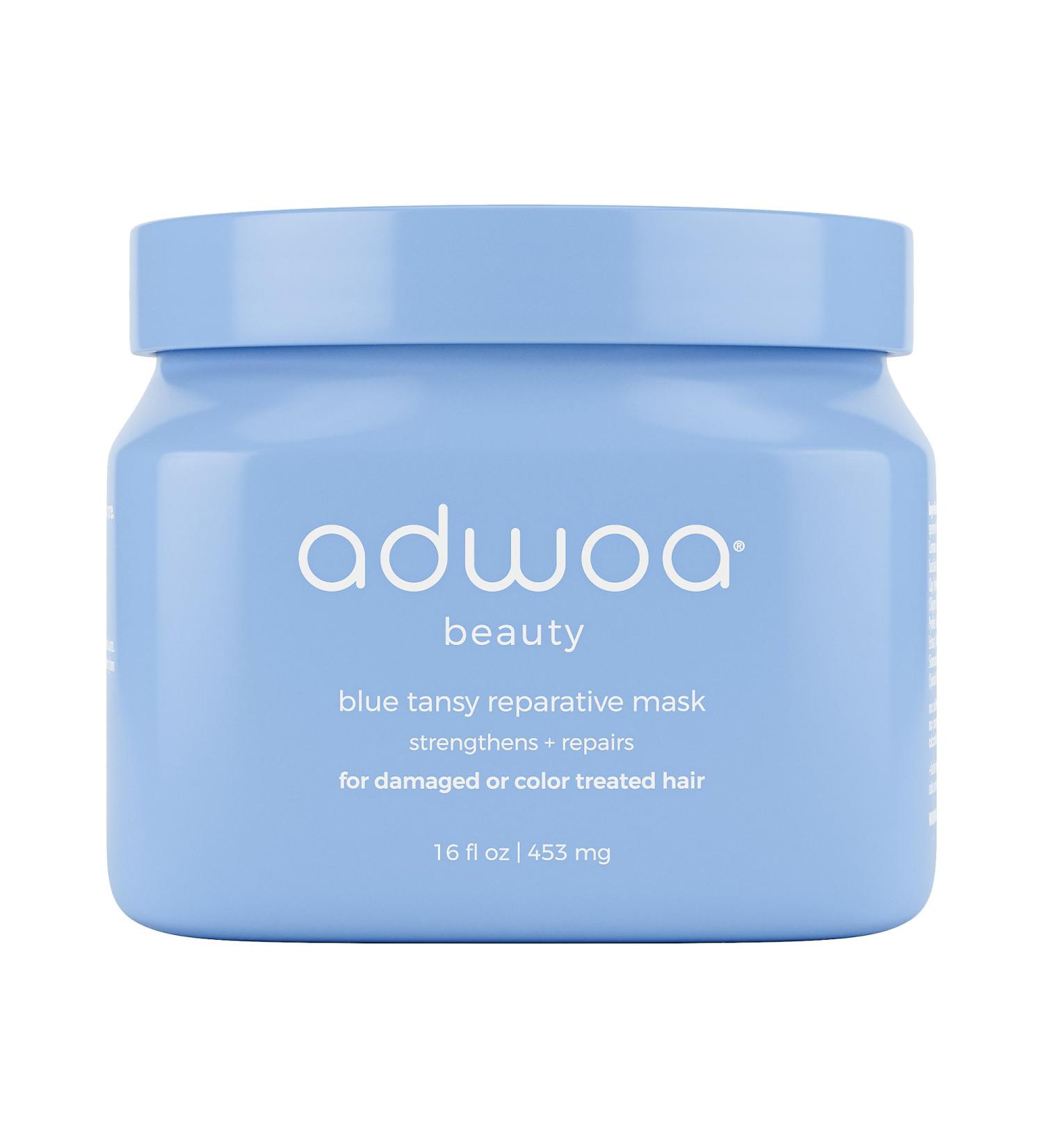 Shop adwoa beauty Blue Tansy Reparative Mask - 16 oz/ 453 mg Online - Best Price & International Shipping - Buy Online on SooperMarket.com
