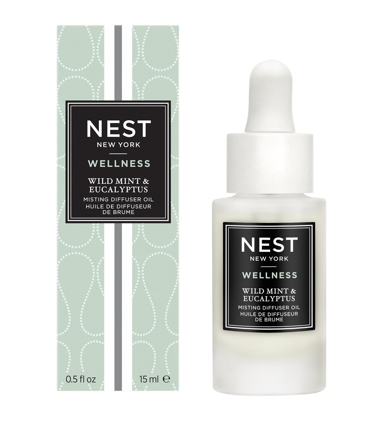 Shop NEST New York Wild Mint & Eucalyptus Misting Diffuser Oil - 0.5 oz / 15 ml Wild Mint &amp Eucalyptus Online - Best Price & International Shipping - Buy Online on SooperMarket.com