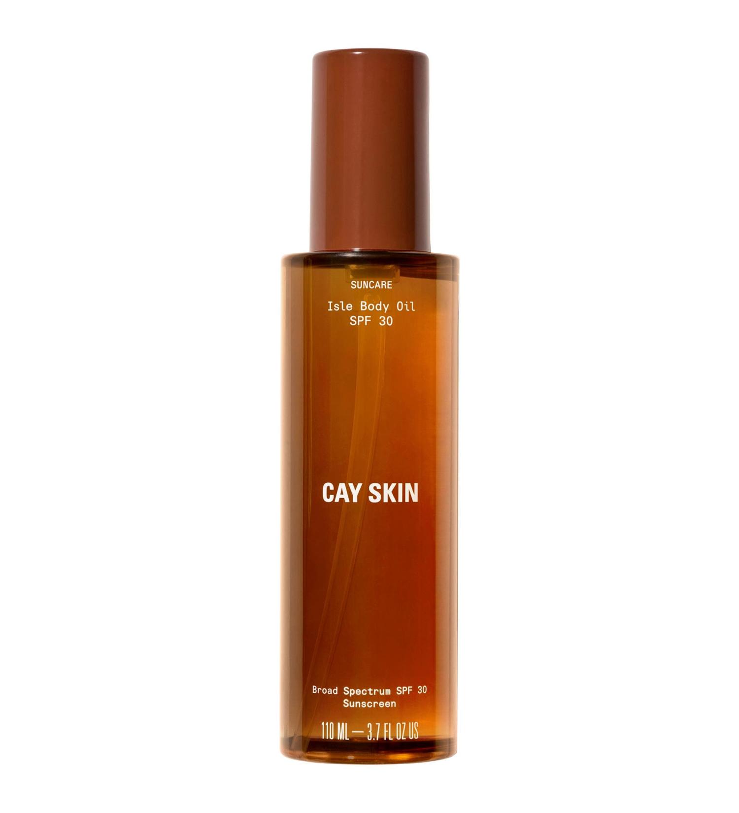 Shop CAY SKIN Isle Body Oil Sunscreen SPF 30 with Sea Moss and Squalane - 3.7 oz / 110 mL Online - Best Price & International Shipping - Buy Online on SooperMarket.com