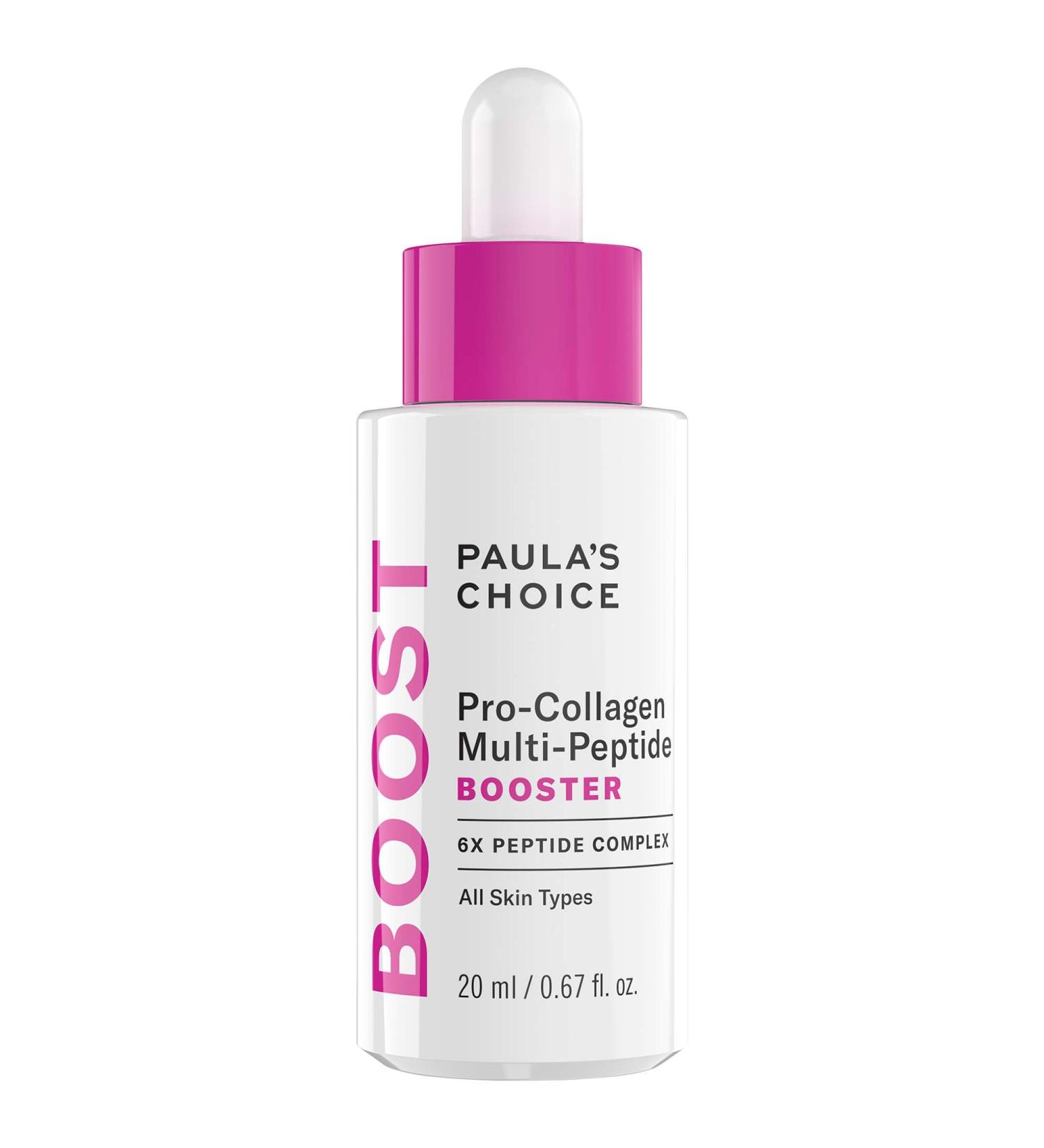 Shop Paula's Choice Pro Collagen Multi-Peptide Booster for Firmer Smoother Skin - 0.67 oz / 20 mL Online - Best Price & International Shipping - Buy Online on SooperMarket.com