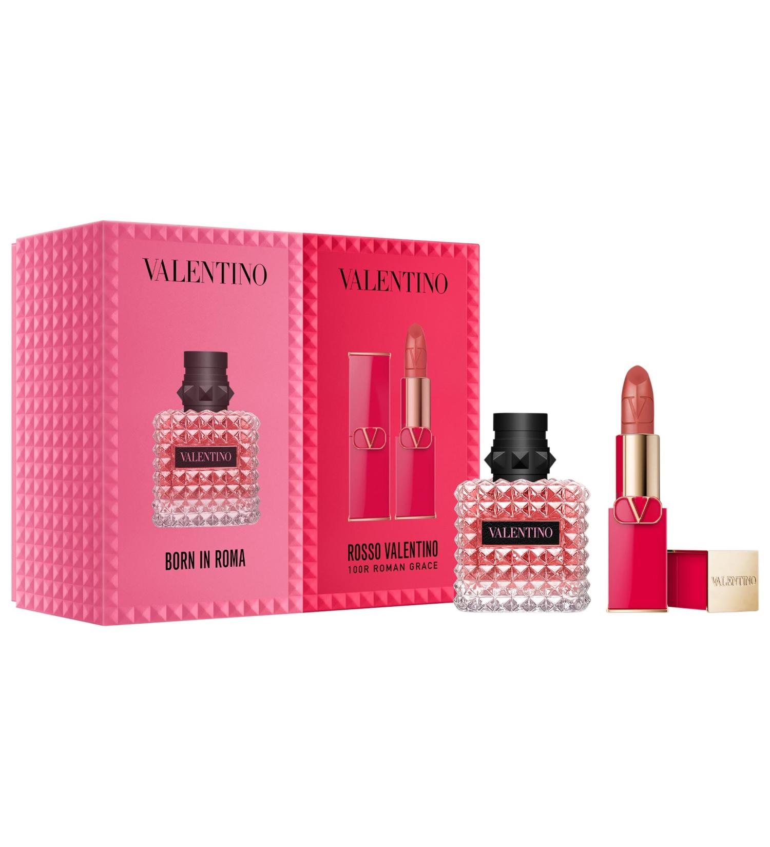 Valentino Mini Donna Born in Roma Perfume & Rosso Lipstick Set