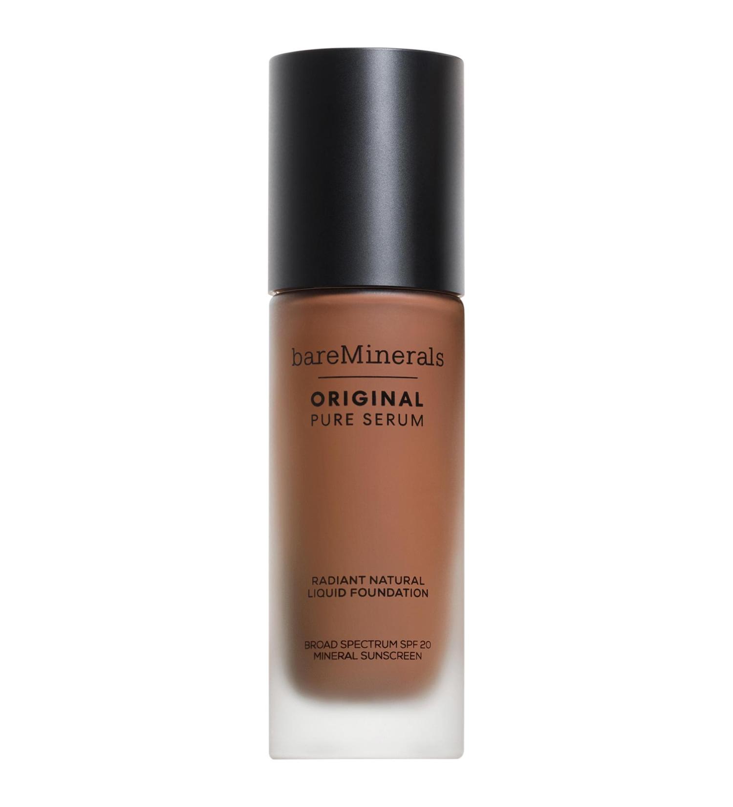 bareMinerals Original Pure Serum Radiant Natural Liquid Foundation Mineral SPF 20 - 1 oz / 30 ml Deep Cool 5 - Deep cool skin with a red hue