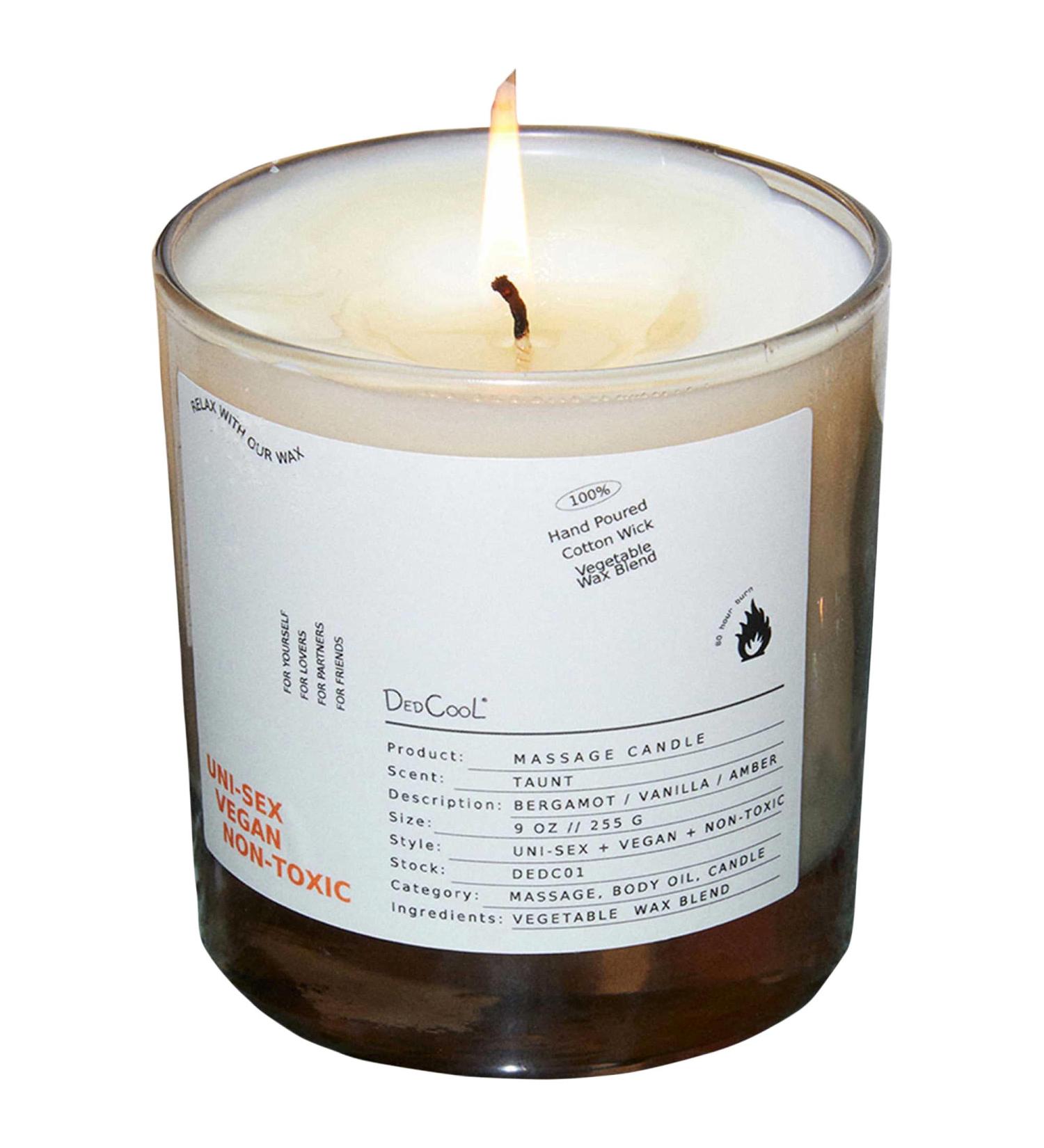 Shop DedCool 01 "Taunt" Massage Candle - 9 oz / 266 mL Online - Best Price & International Shipping - Buy Online on SooperMarket.com
