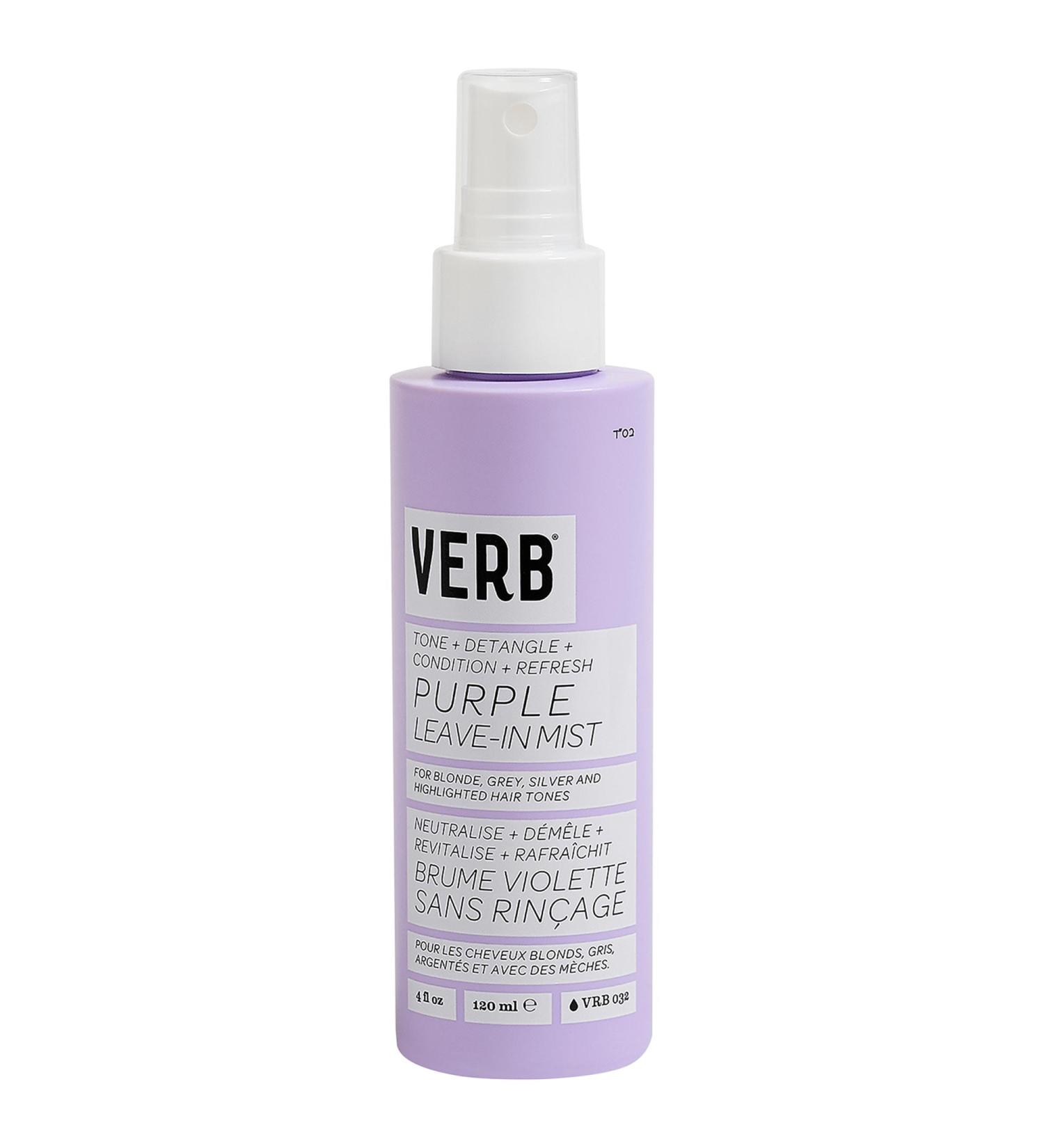 Shop Verb Brighten and Detangle Purple Leave-In for Blonde Hair - 4 oz / 120 ml Online - Best Price & International Shipping - Buy Online on SooperMarket.com