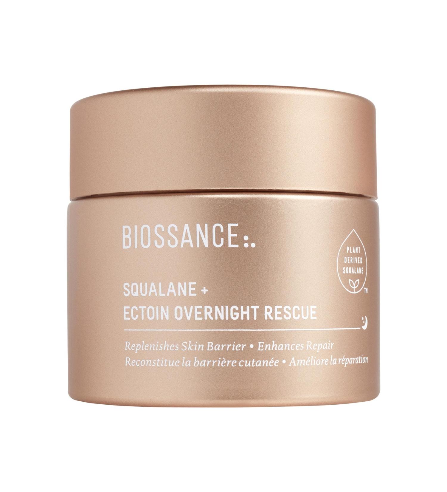 Shop Biossance Squalane + Ectoin Overnight Rescue Deep Repair Night Cream - 1.69 oz / 50 mL Online - Best Price & International Shipping - Buy Online on SooperMarket.com