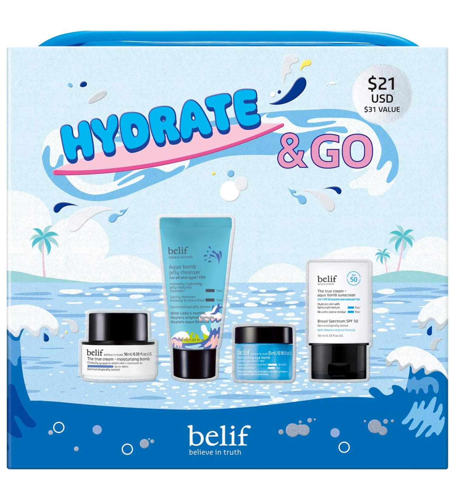 belif Hydrate & Go Kit
